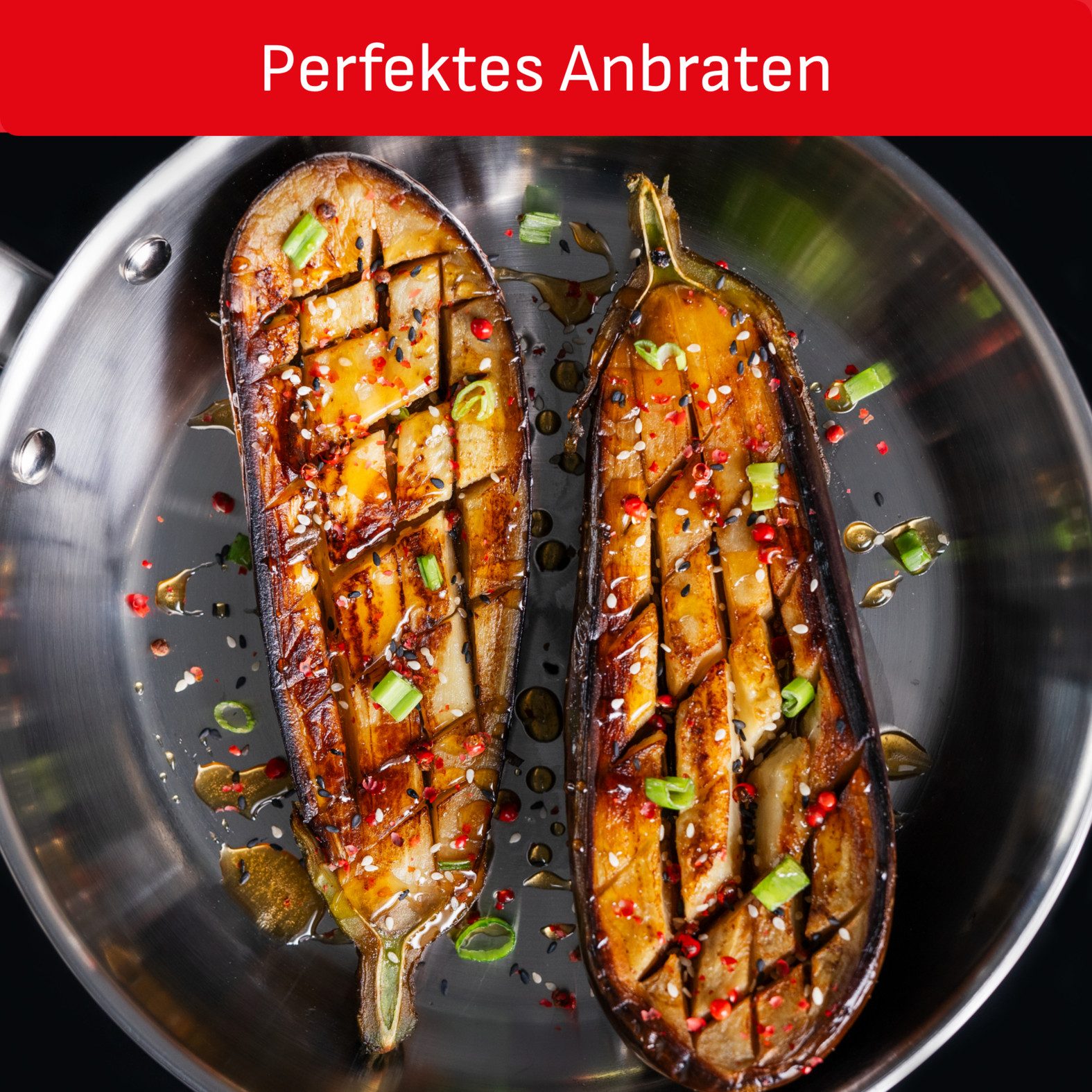 Tefal Pfannen-Set Virtuoso, hochwertiger Premium-Edelstahl, unversiegelt, Edelstahl (Set, 2-tlg., 1x Bratpfanne Ø 24 cm, 1x Bratpfanne Ø 28 cm, Höhe 5 cm), für alle Herdarten geeignet, backofengeeignet bis zu 250°C