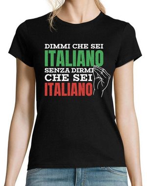 Youth Designz T-Shirt "Sag Mir Dass Du Italiener Bist, Ohne Es Mir Zu Sagen" Damen Shirt mit trendigem Motiv