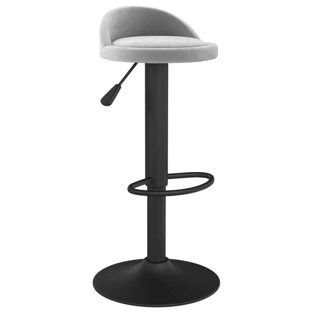 vidaXL Barhocker Barhocker 2 Stk. Hellgrau günstig online kaufen