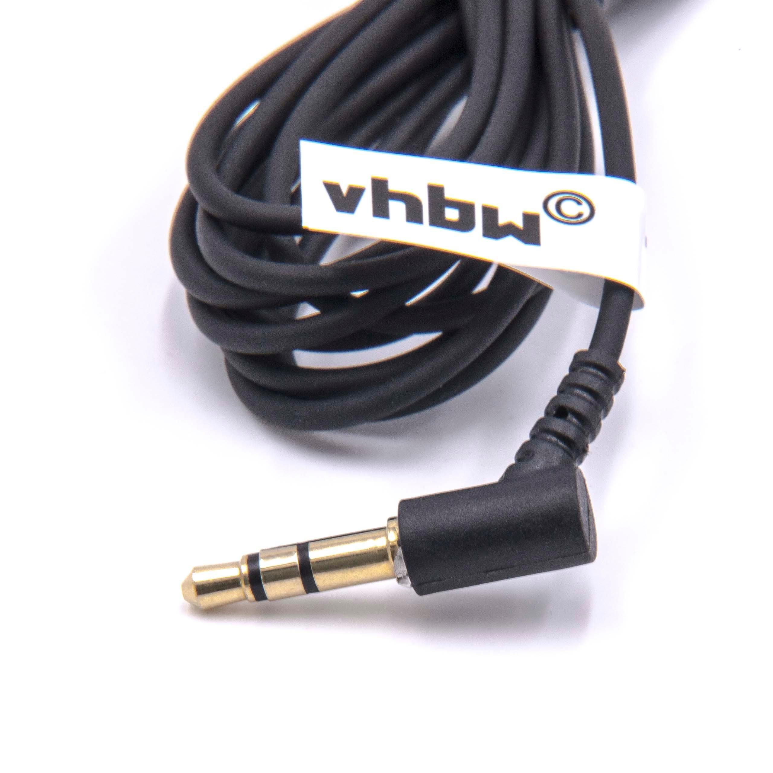 vhbw passend für Bose QuietComfort QC2, 2, QC15, 15 Kopfhörer / Mobilfunk Audio-Kabel, (180 cm), Inkl. Lautstärkeregler – Bild 4 von 4