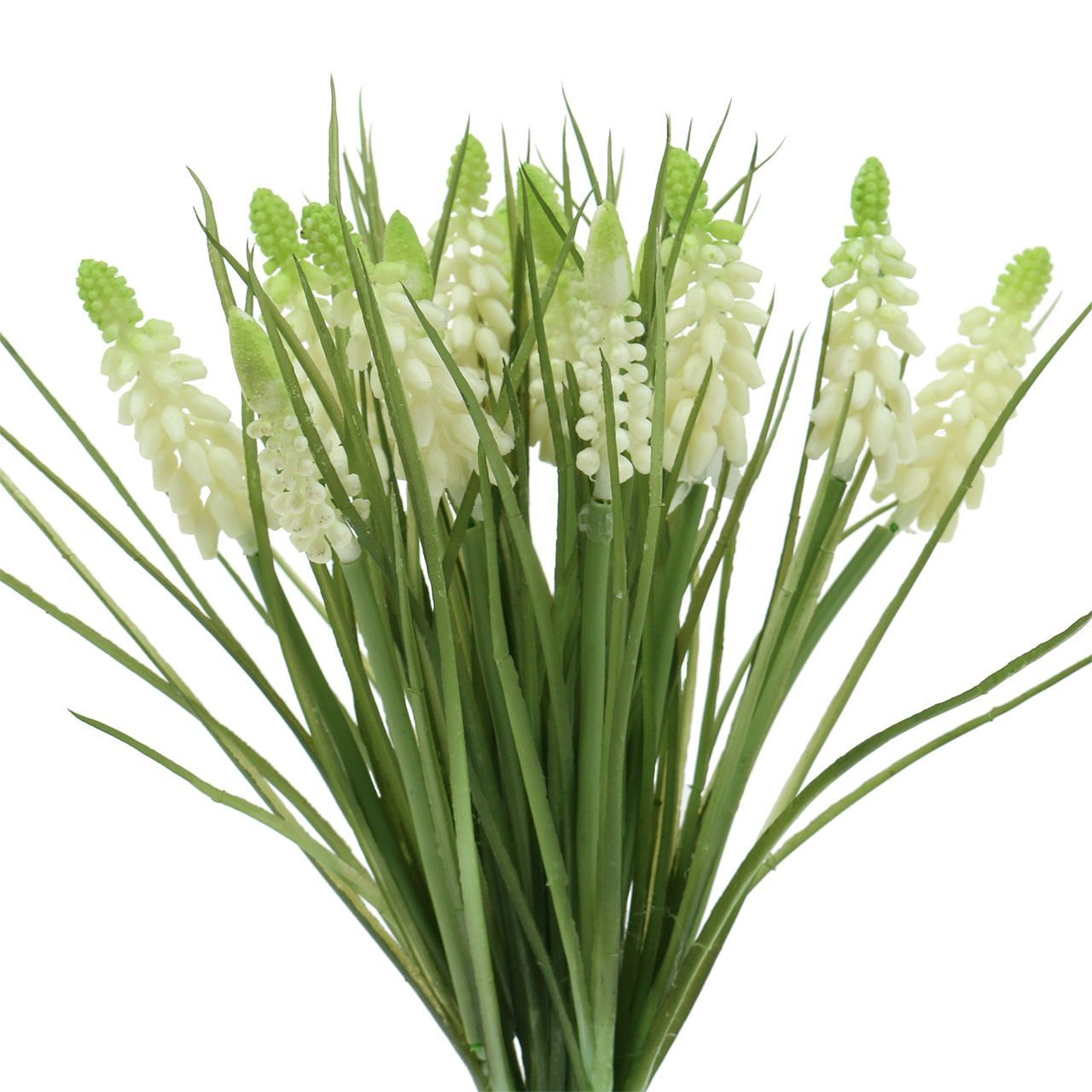 Kunstblume Traubenhyazinthen Weiß 30cm 15St Künstlich Muscari Dekoration, 15 Stü, Florists Products, Höhe 30 cm