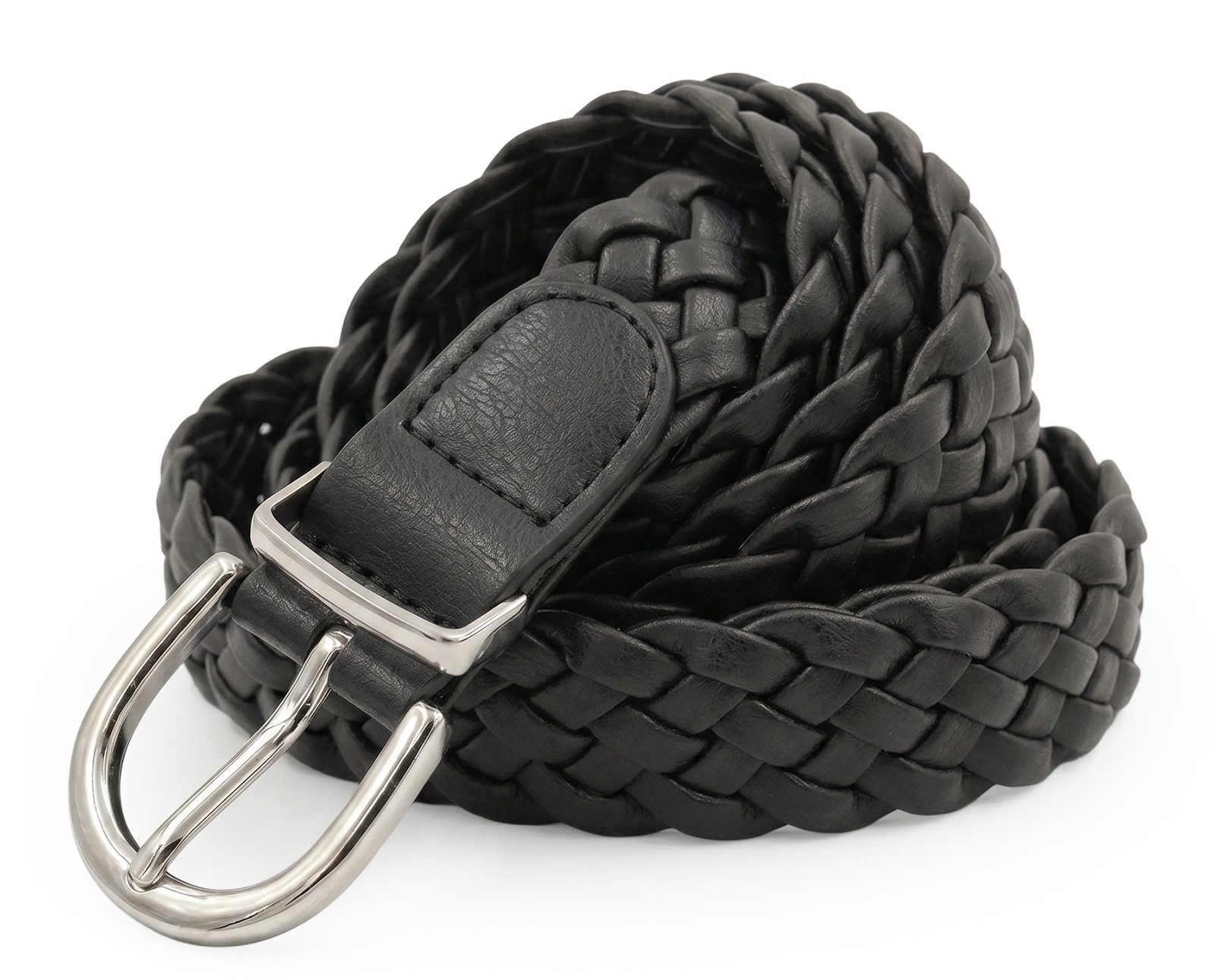 styleBREAKER Flechtgürtel Flechtgürtel schmal (1-St)