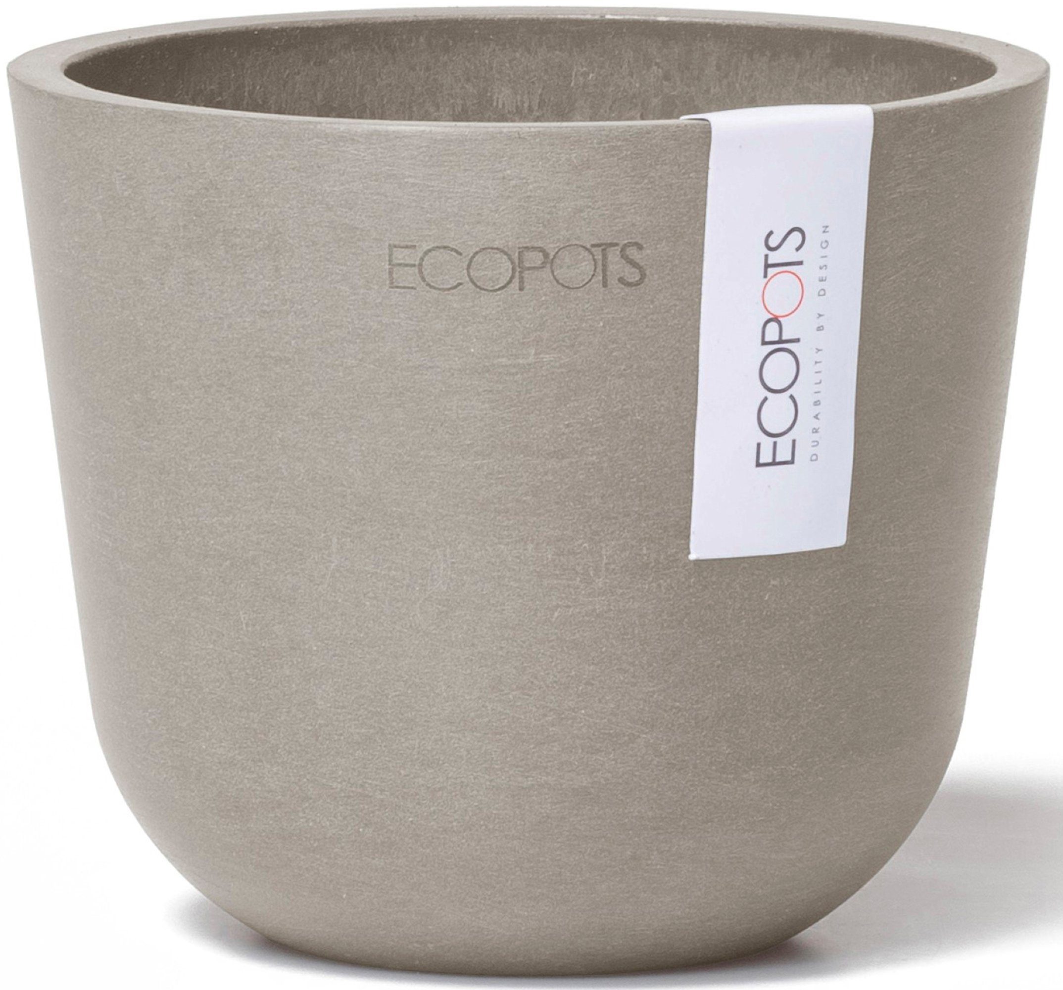 ECOPOTS Blumentopf Oslo Mini 11,5 Taupe, für den Innenbereich günstig online kaufen