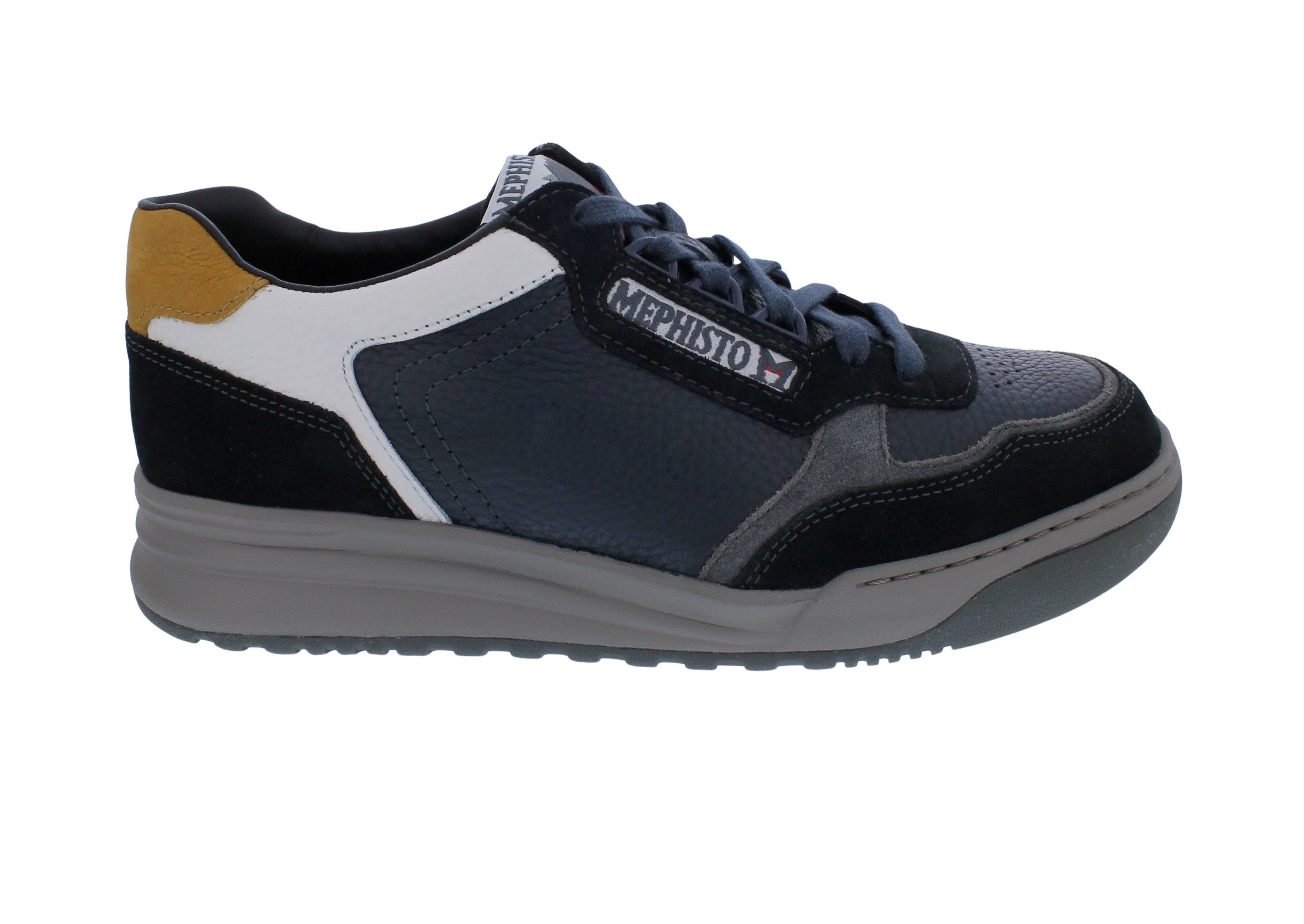 Mephisto Mephisto Norwin Кроссовки, Velour- / Glattleder, Blue (dunkelblau), Soft Schnürschuh