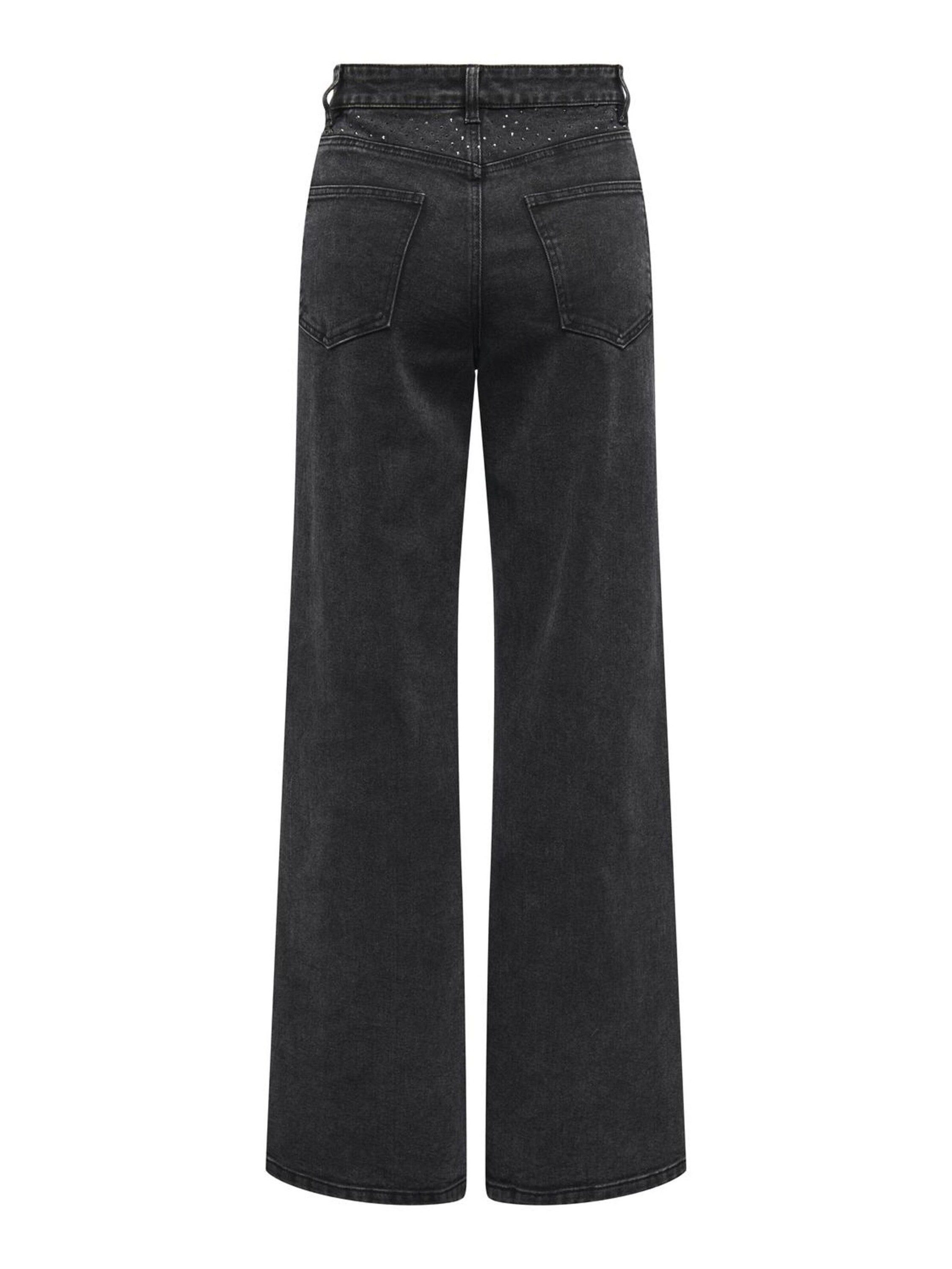 ONLY Weite Jeans ONLHOPE (1-tlg) Ziersteine günstig online kaufen