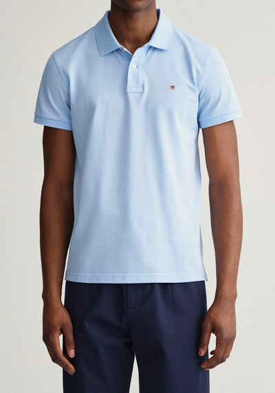 Gant Poloshirt REGULAR ORIGINAL PIQUE SS RUGGER mit Knopfleiste am Ausschnitt