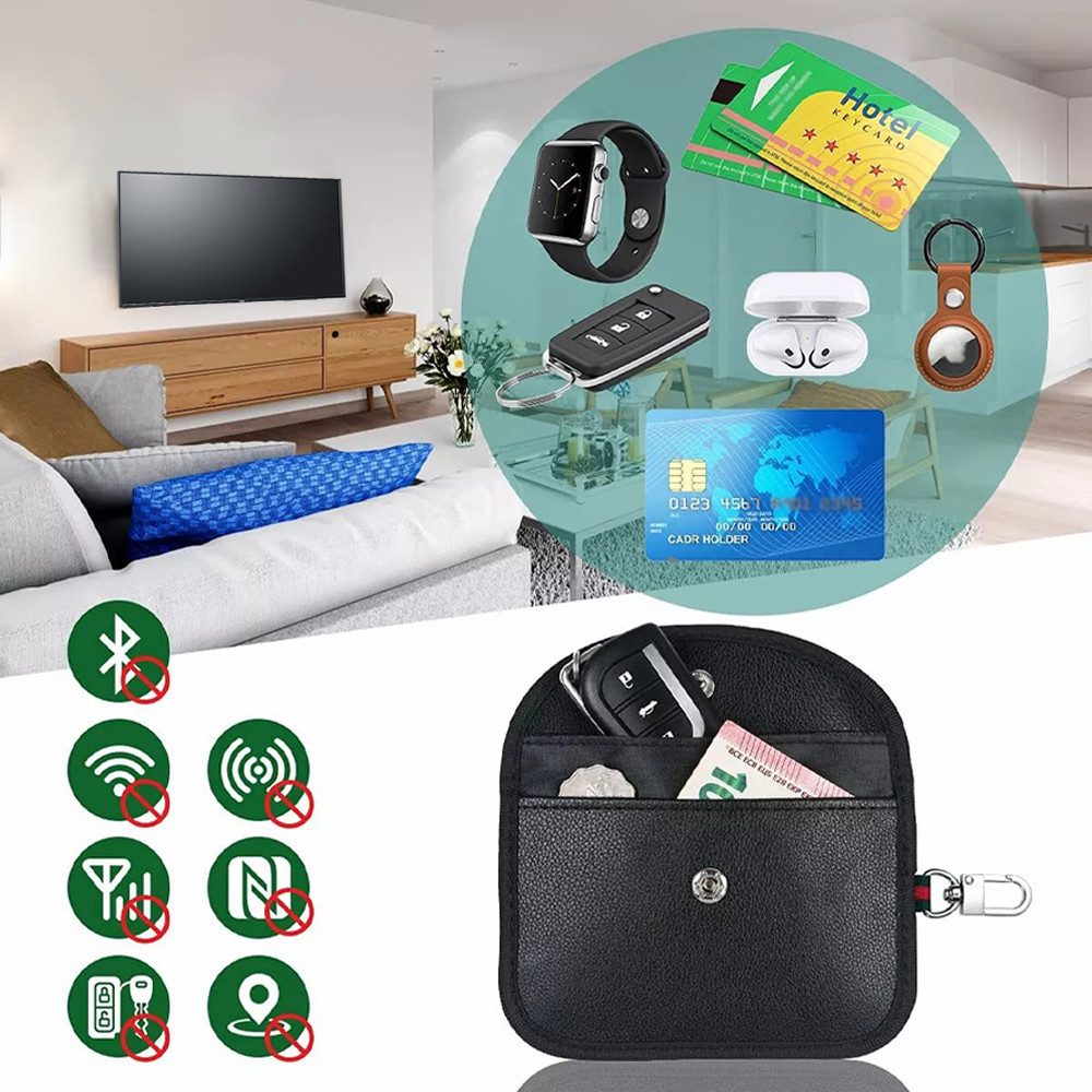 OKWISH Schlüsseltasche 2 Pack Go Schutz Autoschlüssel Abschirmung tasche (F günstig online kaufen