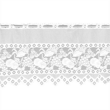 Vorhang, Arsvita, Stangendurchzug (1 St), Bistrogardine in Spitzenoptik, 160cm x 50cm (BxL) mit Stangendurchzug