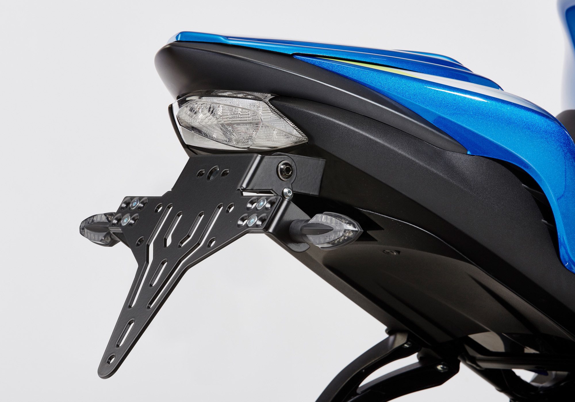 PROTECH Motorradhose Kennzeichenhalter Edelstahl pulverbeschichtet schwarz