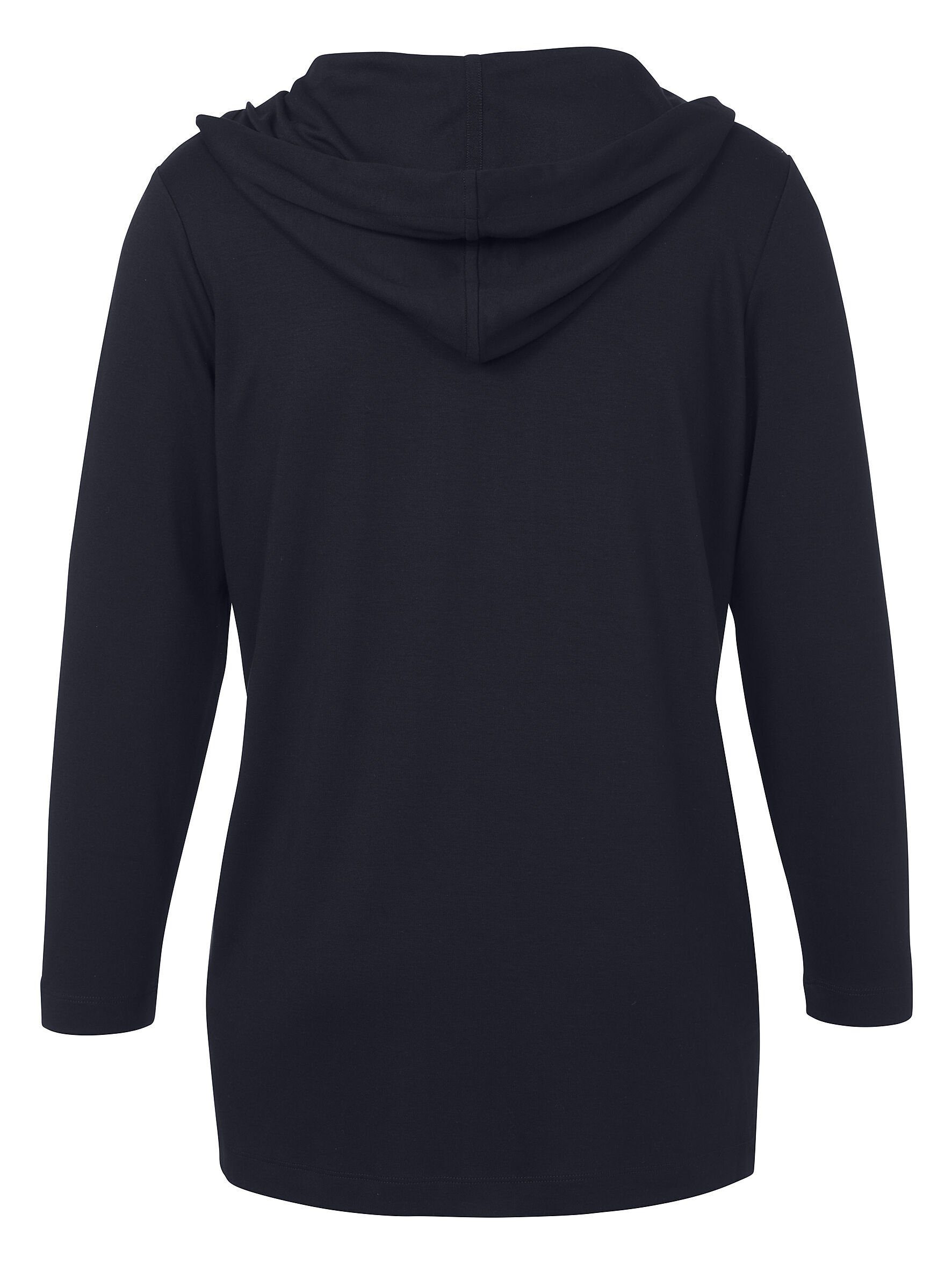 VIA APPIA DUE Kapuzenstrickjacke in unifarbenem günstig online kaufen