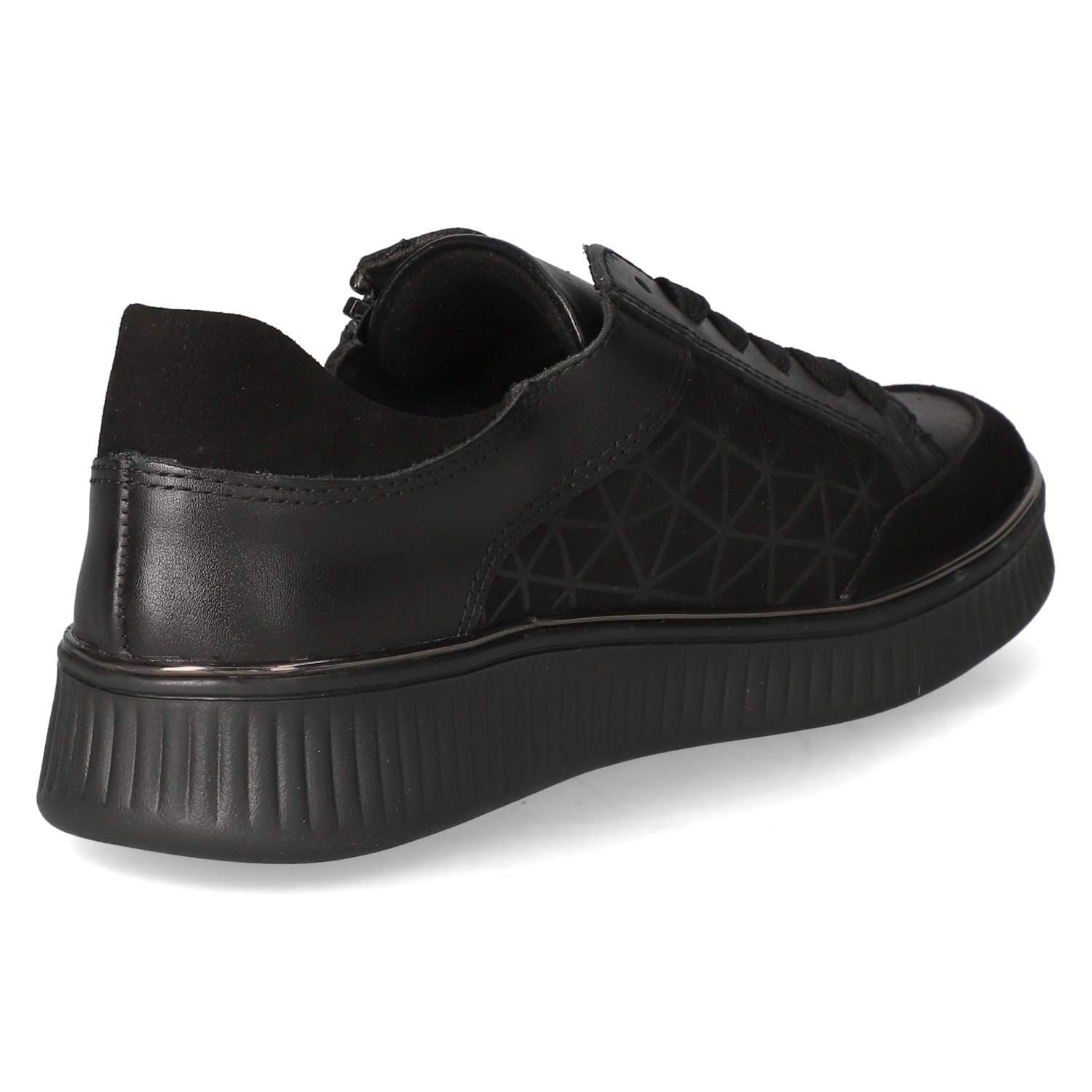 Remonte Remonte Sneaker Low D2E04-00 Damen Glattleder black Schnürschuh – Bild 4 von 5