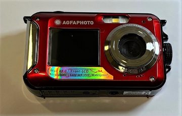 AgfaPhoto WP8000 rot Digitalkamera Kompaktkamera