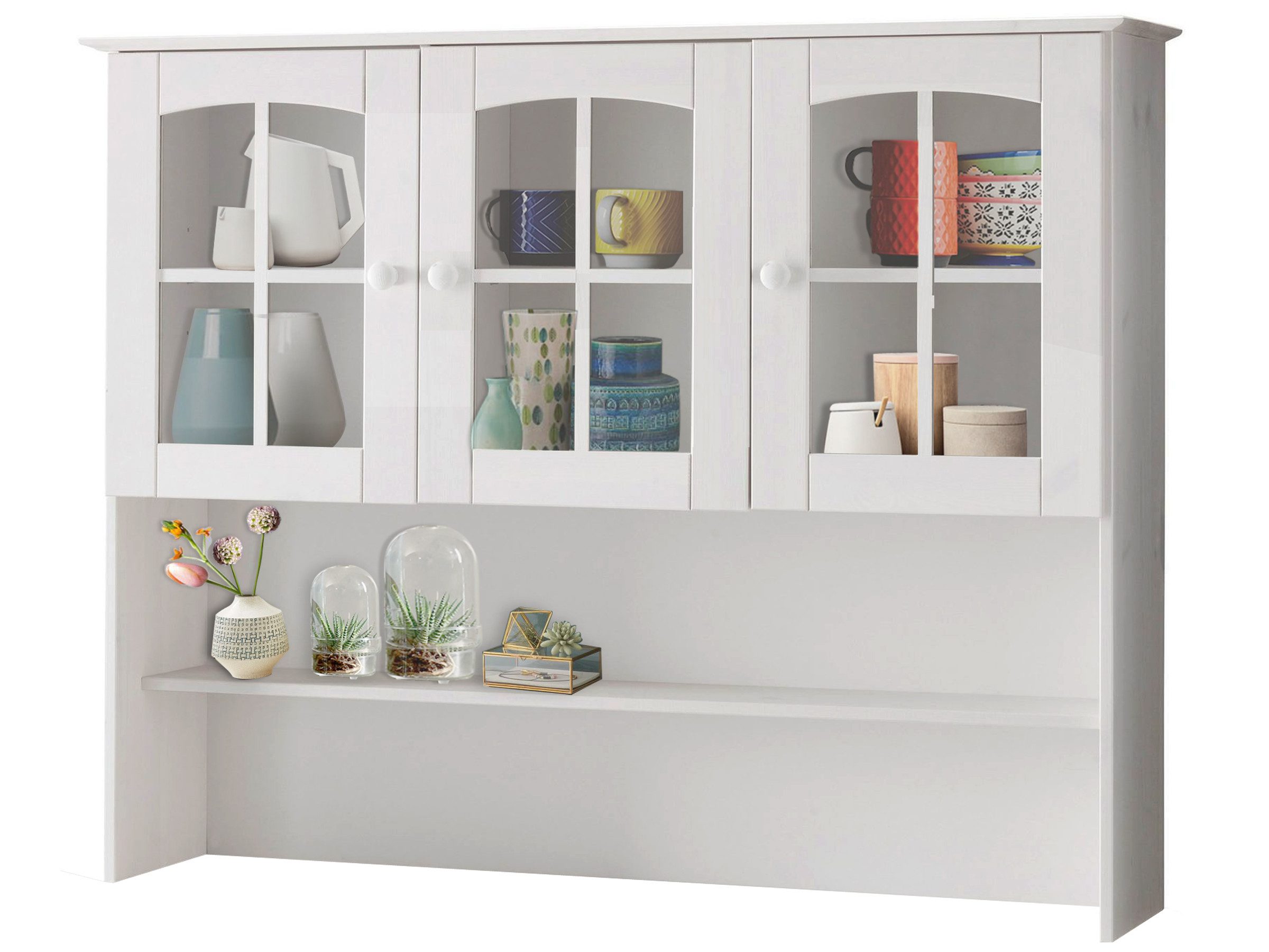 loft24 Buffetaufsatz Jason, Küchenbuffet, Kiefer Massivholz, günstig online kaufen