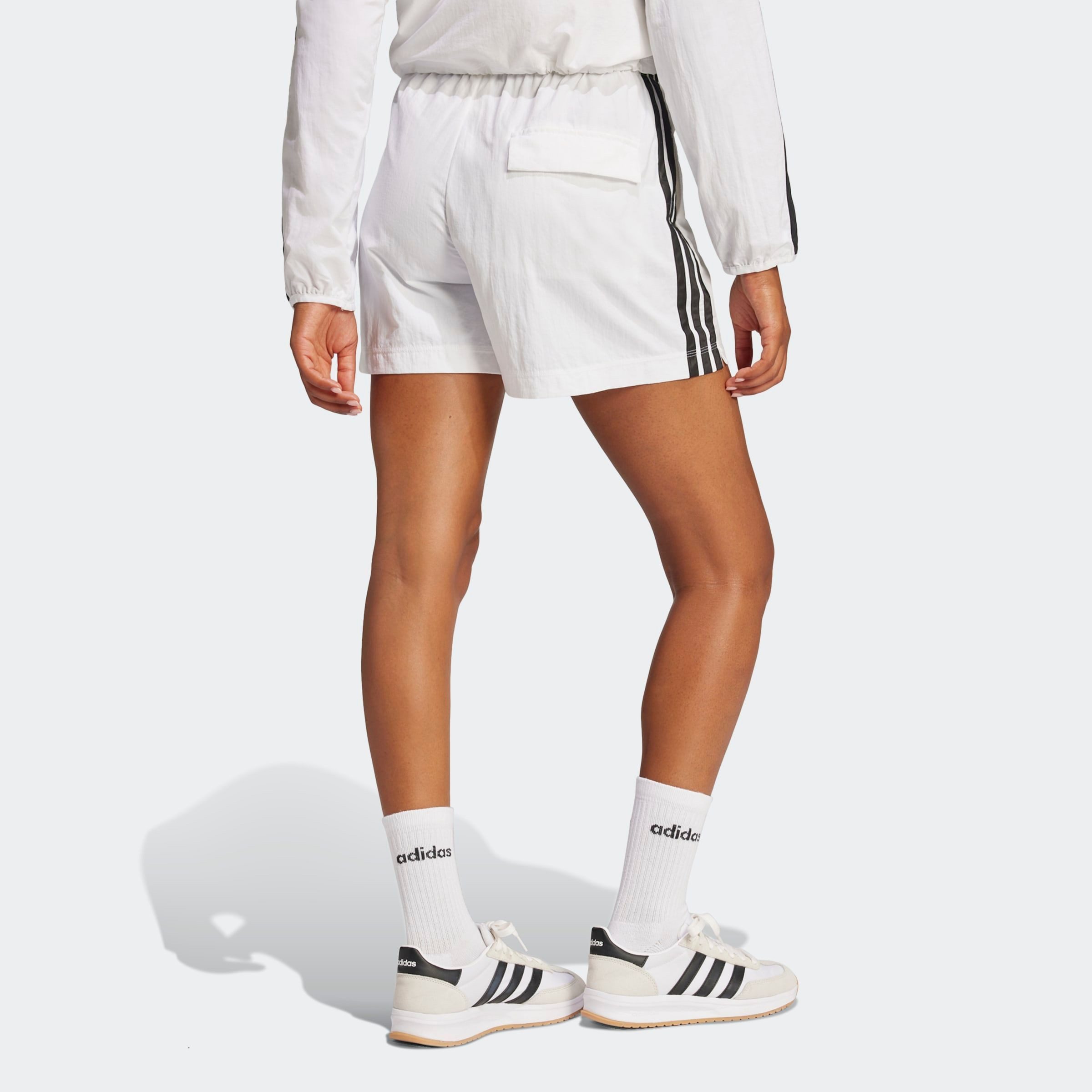 adidas Sportswear Shorts W 3S WV SHO (1-tlg) für Sport, aus Polyamid, mit G günstig online kaufen