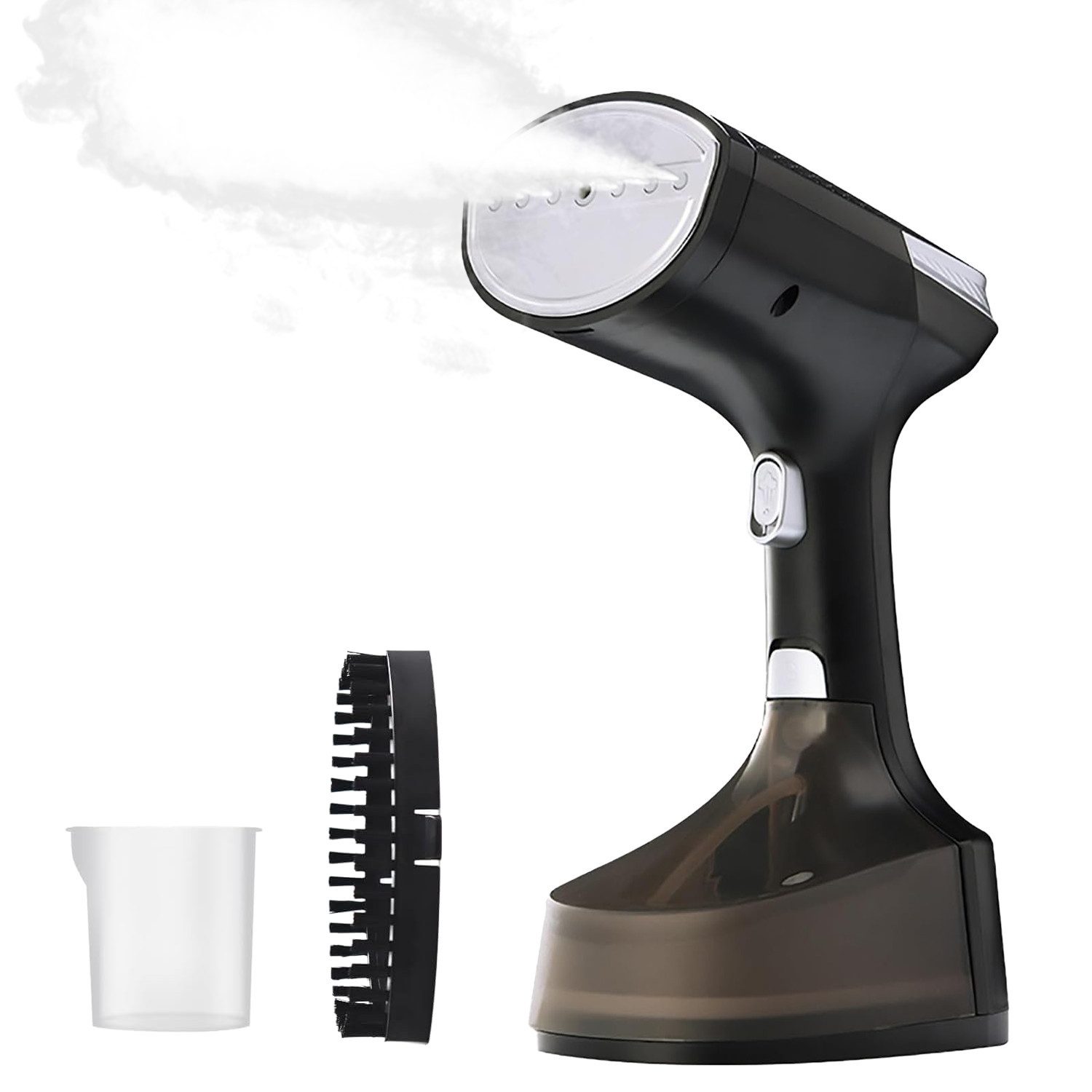 MOPUEA Dampfbügeleisen Dampfbügeleisen Hand Dampfbürste Steamer Dampfglätter für Kleidung, 1600 W, Tragbar Hand Dampfbügeleisen mit 350ml Wassertank