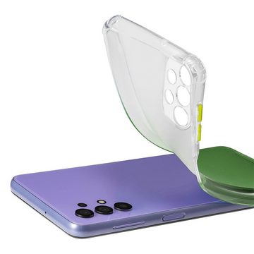 CoolGadget Handyhülle Farbverlauf Twilight Hülle für Samsung Galaxy A32 5G 6,5 Zoll, Robust Hybrid Slim Cover Kamera Schutz Hülle für Samsung A32 5G Case