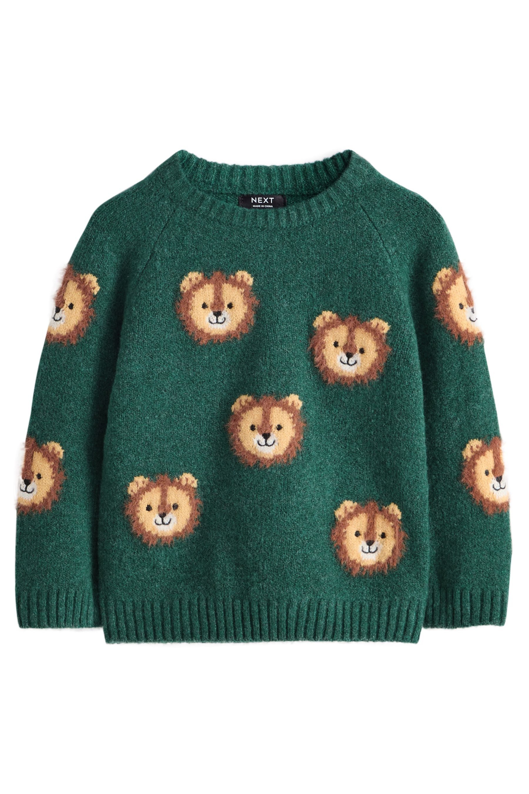 Next Rundhalspullover Strickpullover mit Figurenmuster (1-tlg)