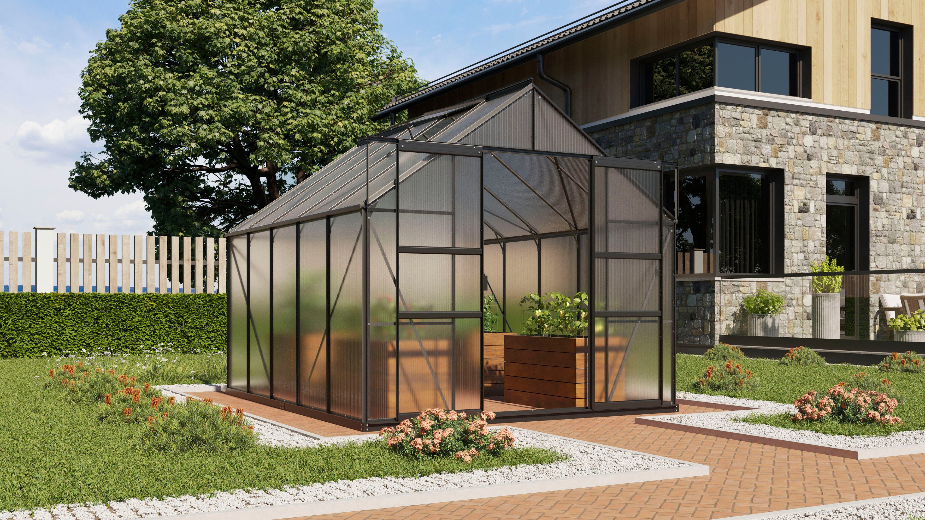 Vitavia Gewächshaus Mars 8300, BxTxH: 2...