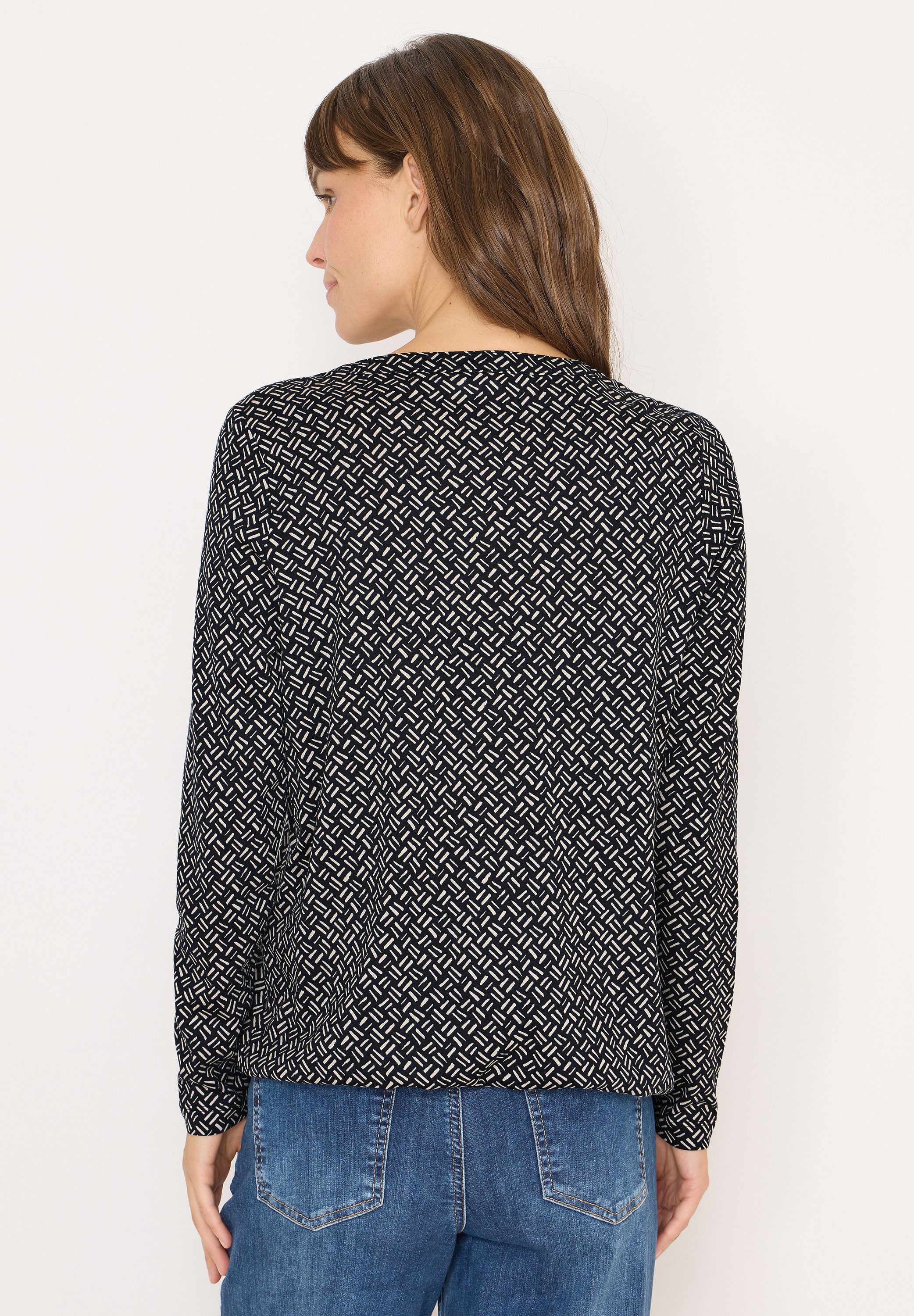 CECIL Langarmshirt aus softem Materialmix günstig online kaufen