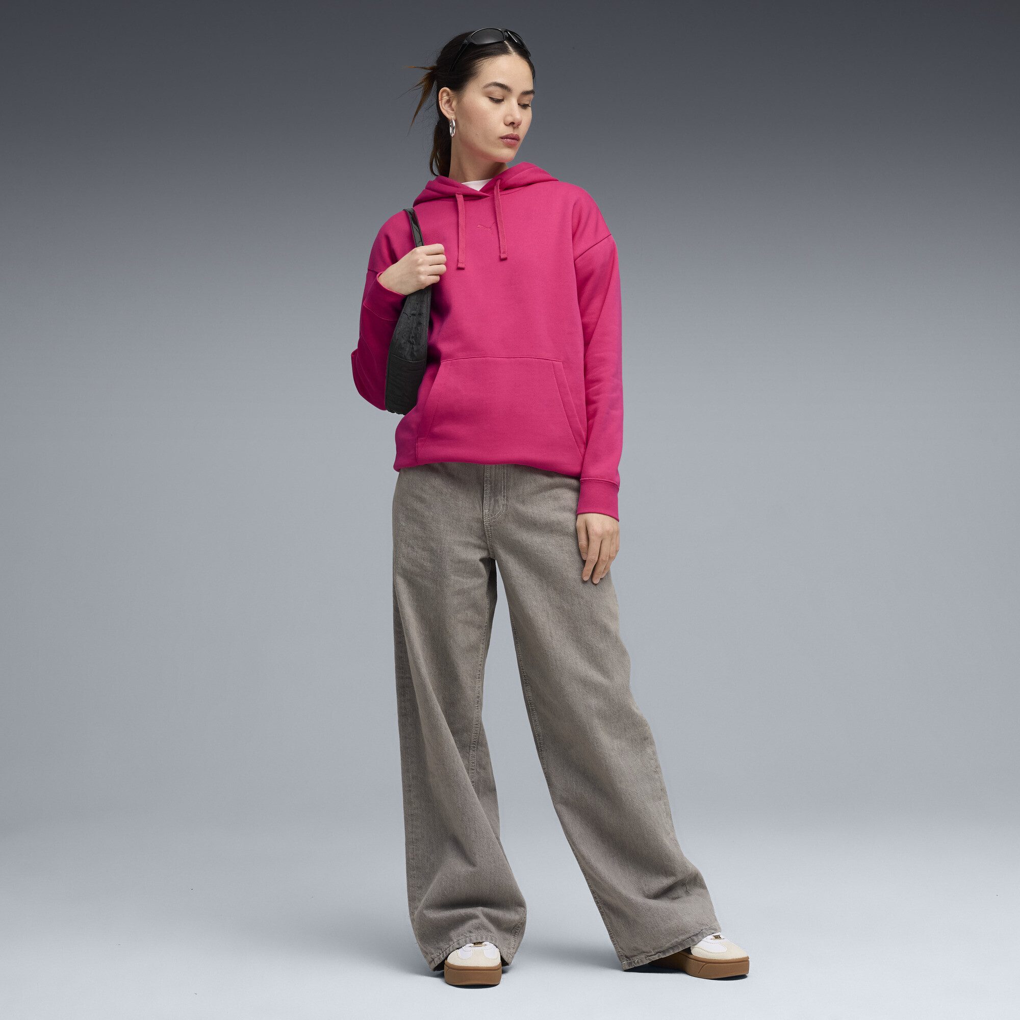 PUMA Hoodie Essentials Fleece Relaxed Hoodie Damen