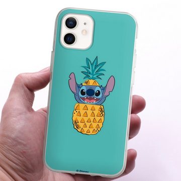 DeinDesign Handyhülle Disney Lilo & Stitch Ananas Stitch Pineapple, Apple iPhone 12 Silikon Hülle Bumper Case Handy Schutzhülle