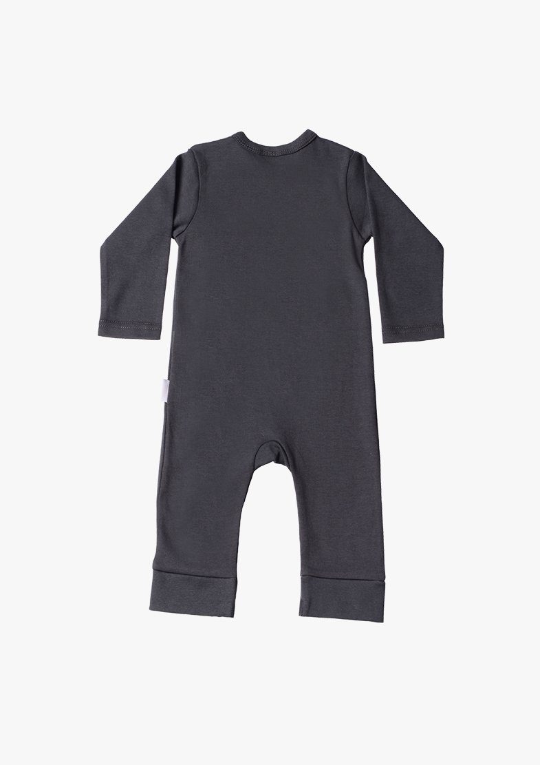 Liliput Jumpsuit weiß-anthrazit Bio-Baumwolle Body Zweierpack im aus