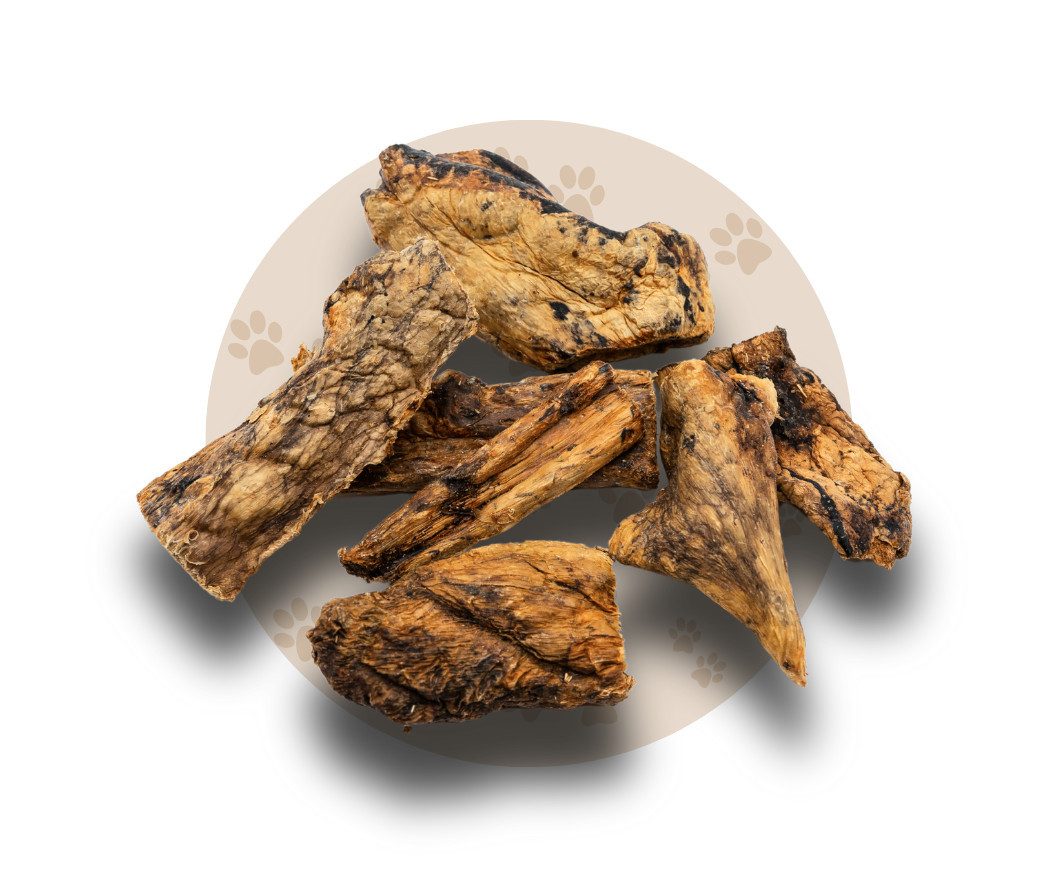 Warnick´s Tierfutterservice Rinderlunge getrocknet - fettarmer & kalorienarmer Hundesnack, Snack für: Hunde