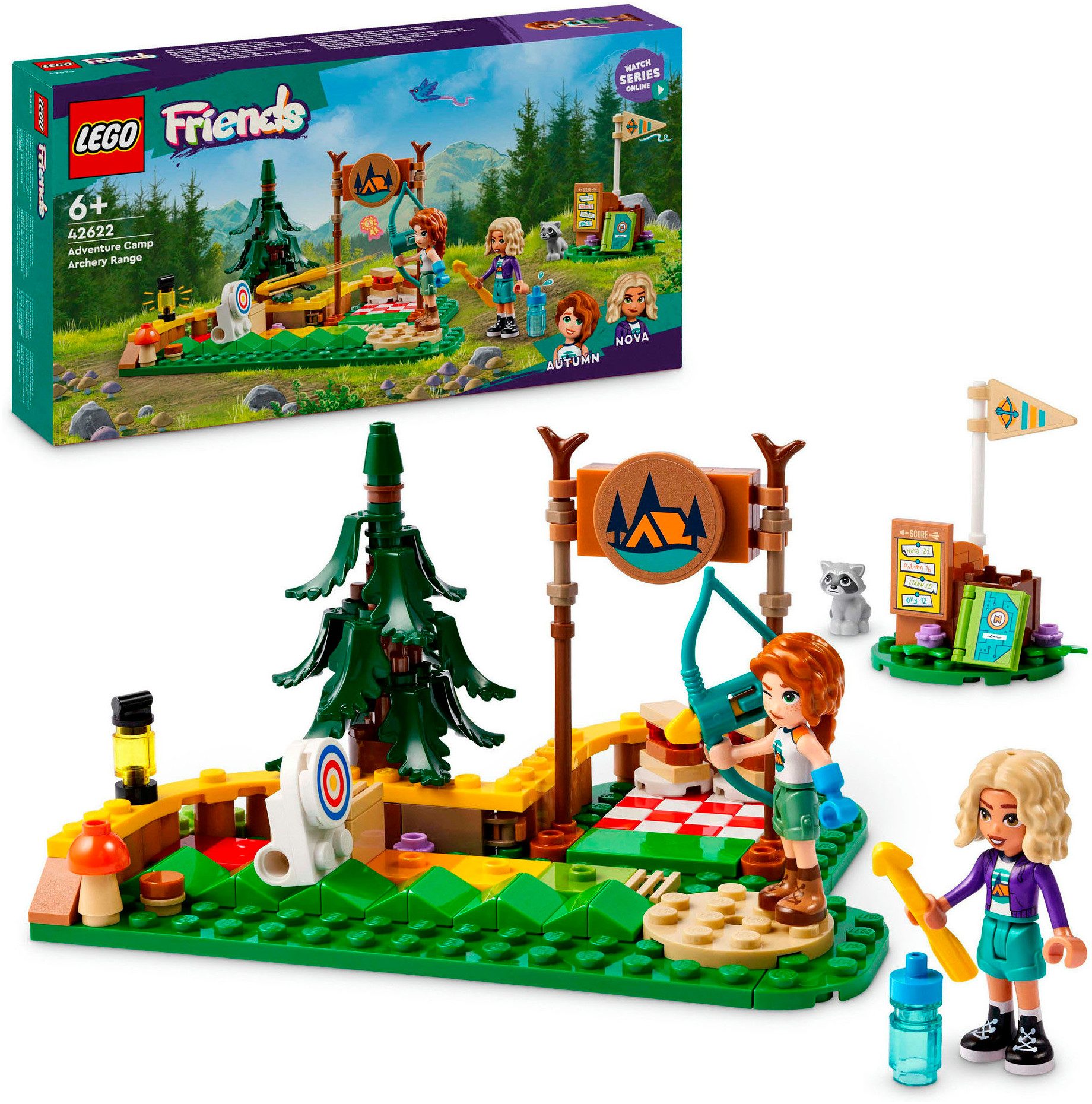 LEGO® Bogenschießen im Abenteuercamp (42622), LEGO Friends Konstruktionsspi günstig online kaufen