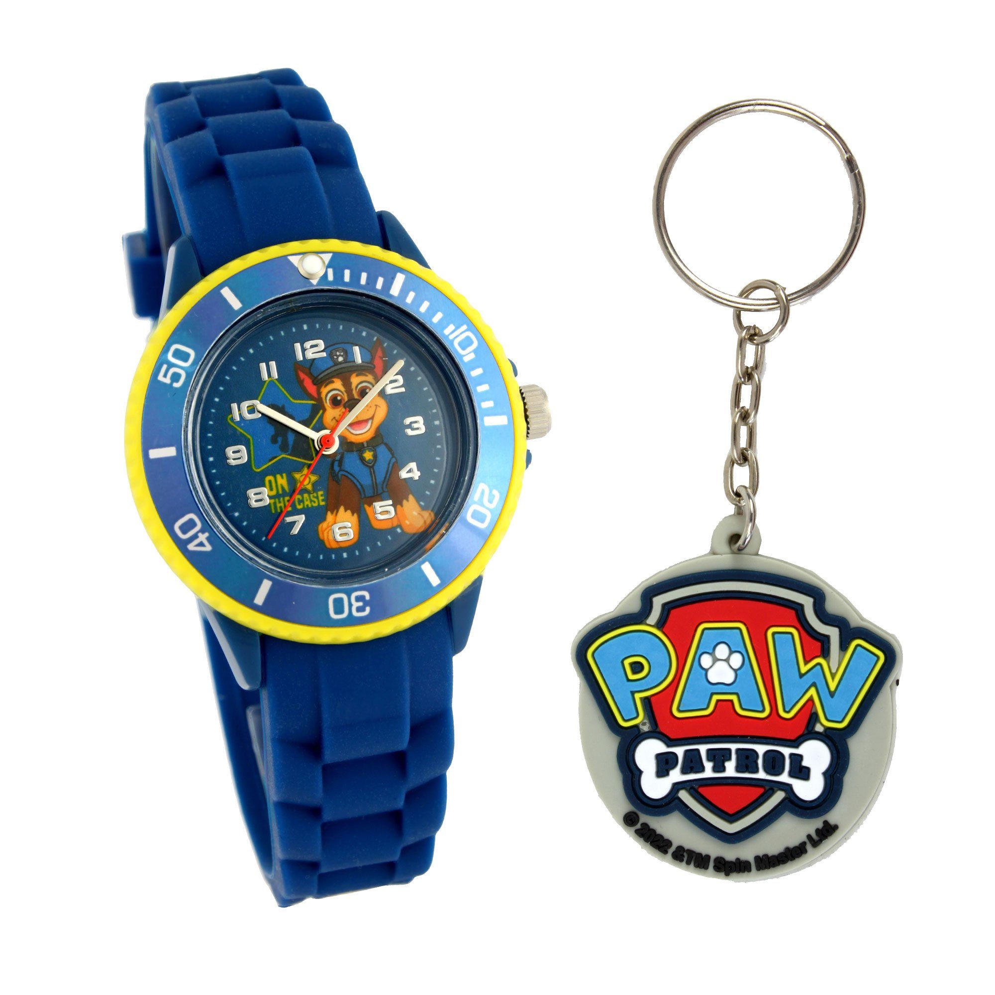 Quarzuhr PATROL Patrol Schlüsselanhänger Kinderarmbanduhr, Silikonarmband und PAW PAW