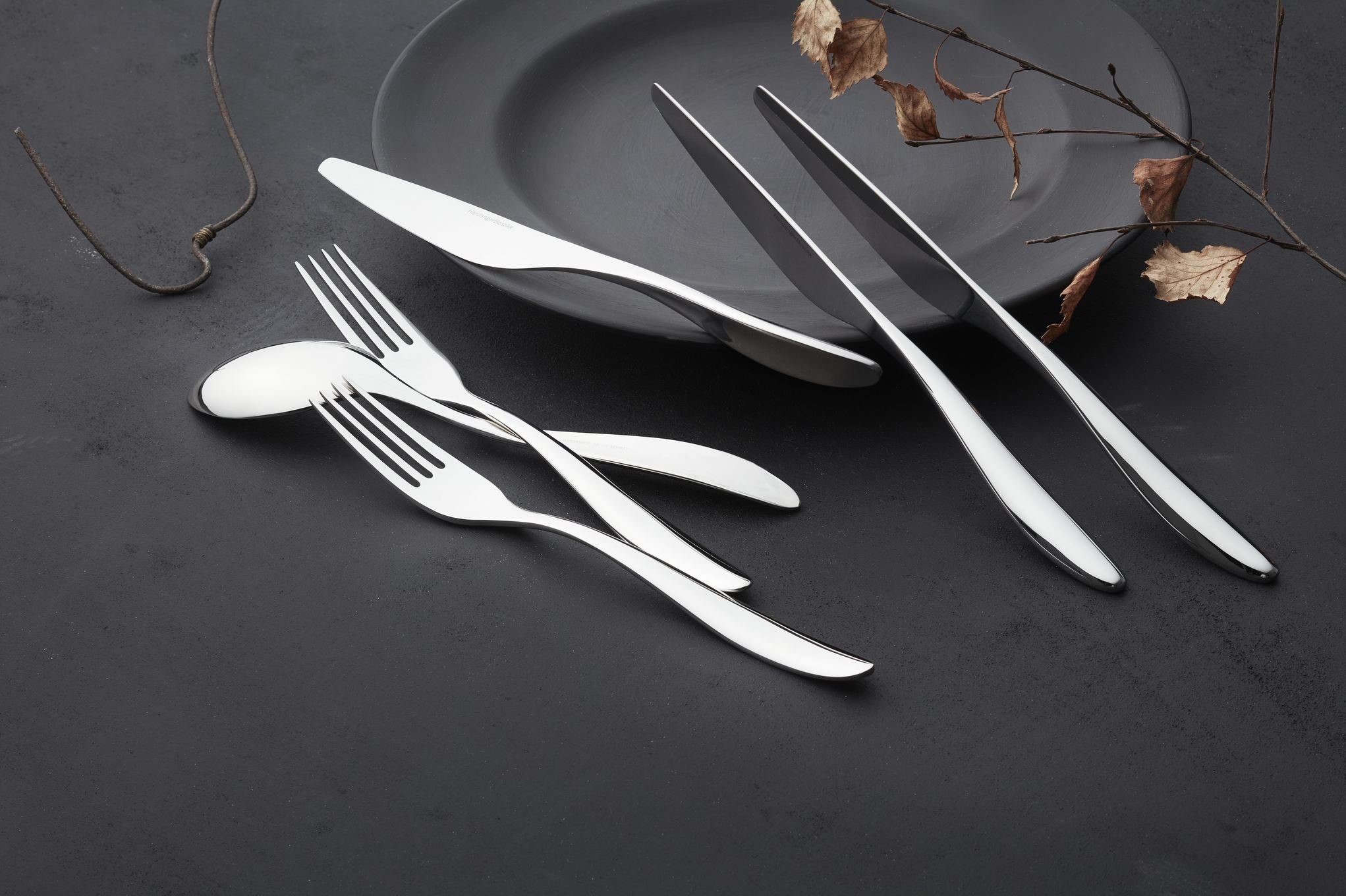 Hardanger Kuchengabel Lykke (1 Stück), 18/10 Edelstahl, 1-teilig
