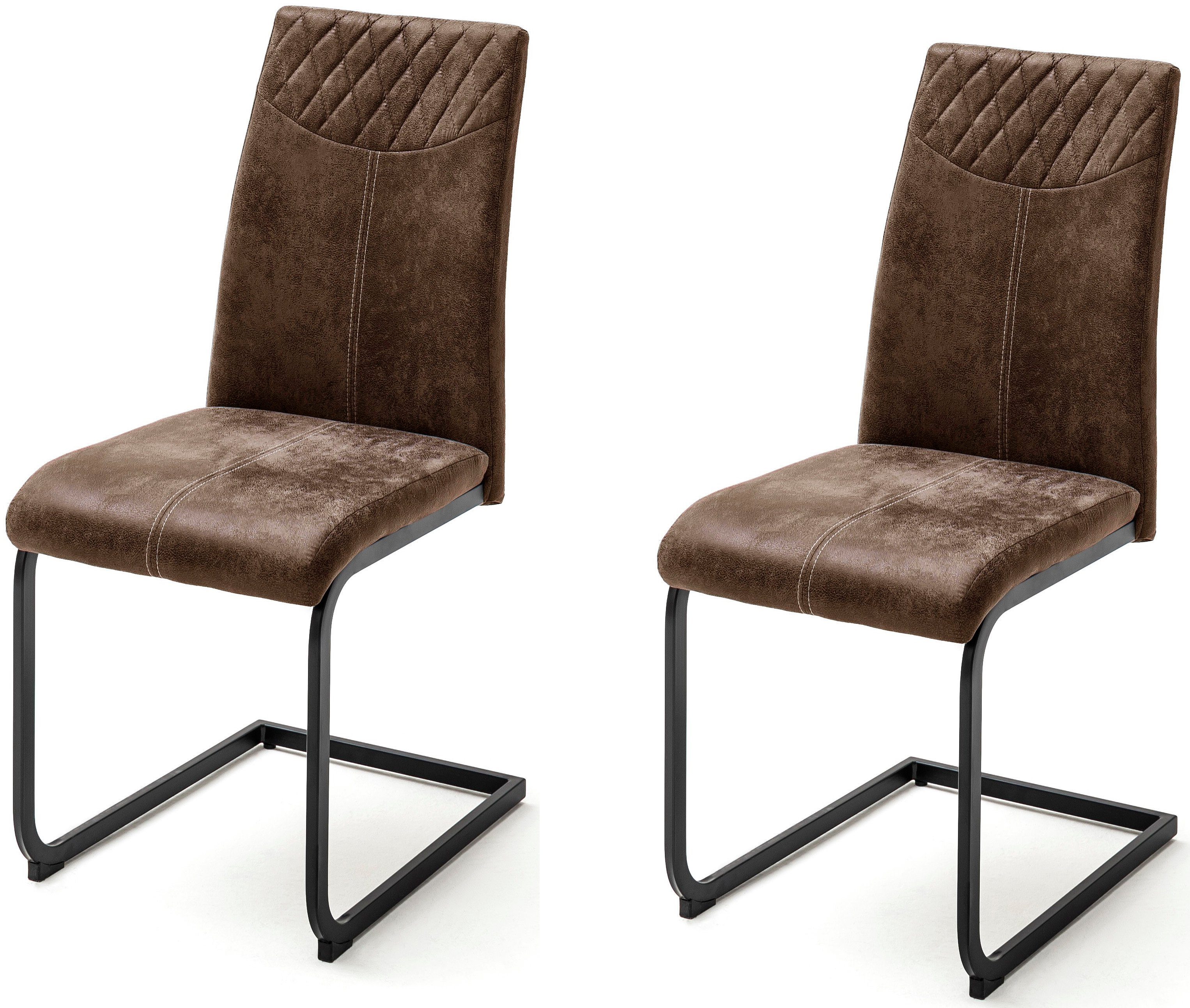 MCA furniture Esszimmerstuhl »Aosta« (Set, 4 Stück), Stoffbezug  Vintagelook, Stuhl belastbar bis 120 Kg online kaufen | OTTO