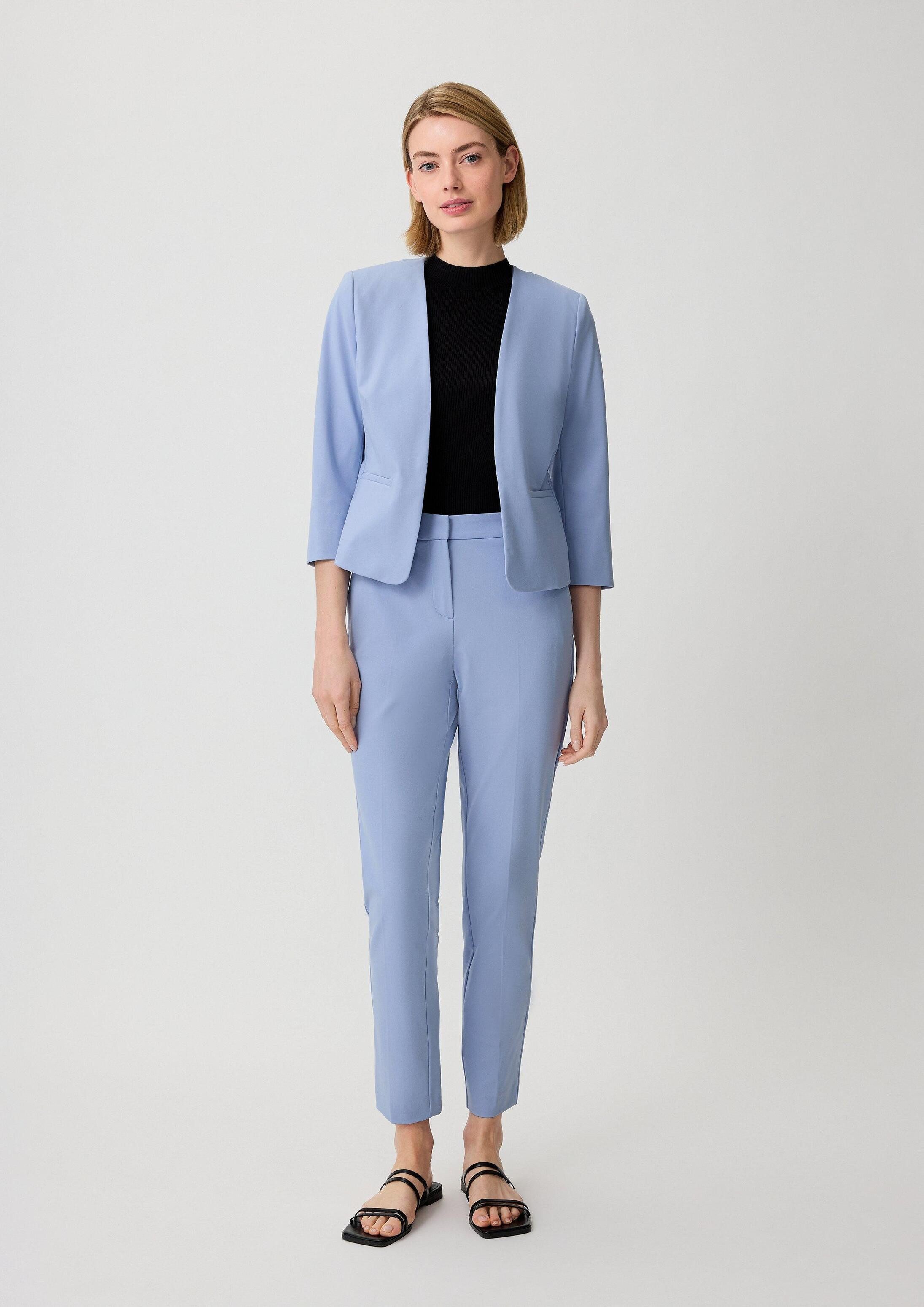 comma Chinos Hose Slim: Stoffhose mit Bügelfalte