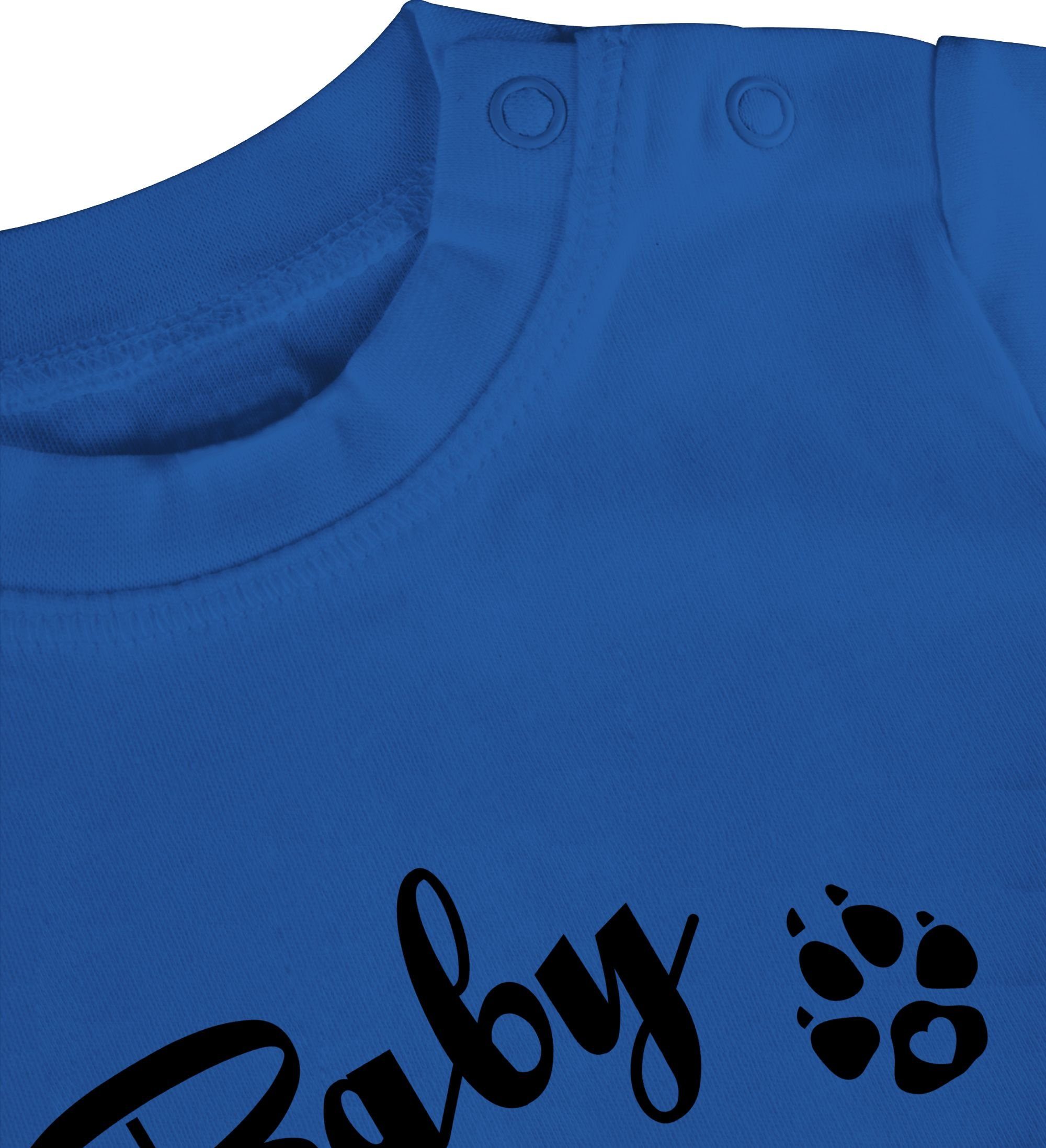 Shirtracer T-Shirt Strampler 2 Lettering Mädchen Junge Royalblau & Baby Bär Baby