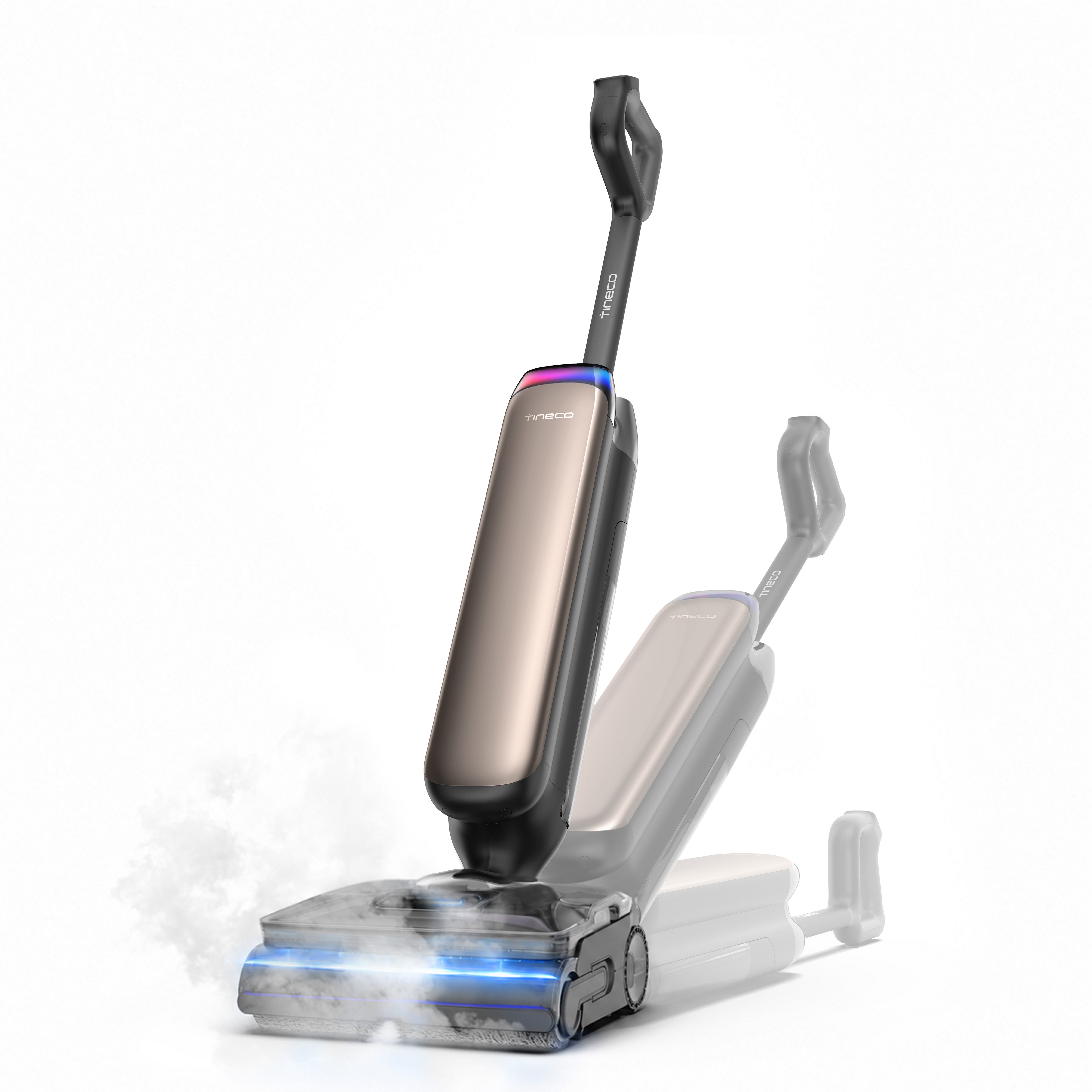 Tineco Nass-Trocken-Sauger FLOOR ONE S9 Artist Boost Steam Premium, 450 W, Schrubber-Modus mit 99°C Wasserdampf, 25.000 Pa Saugleistung
