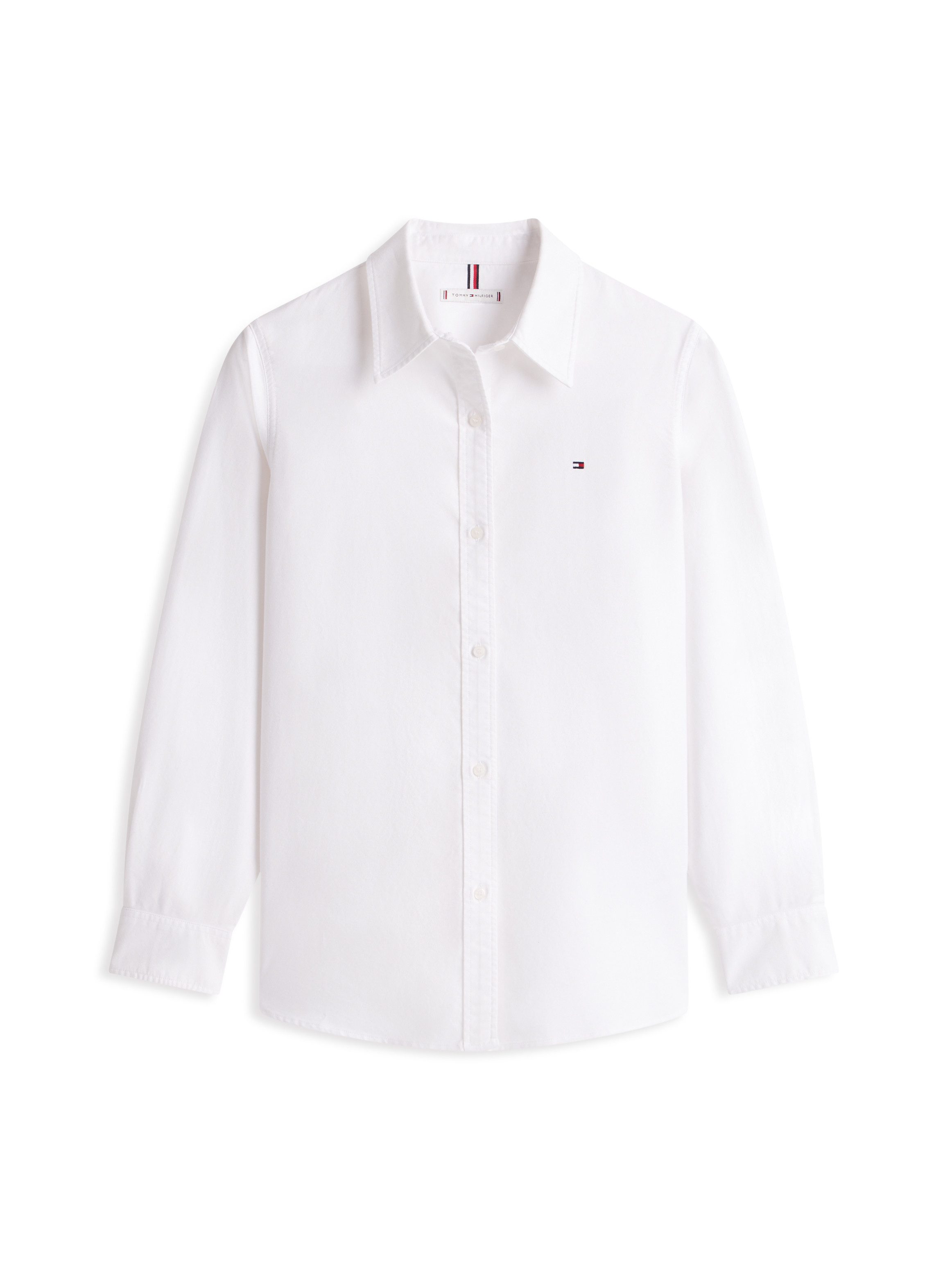 Hemdbluse OXFORD RELAXED FIT SHIRT mit Hemdblusenkragen und Stickerei