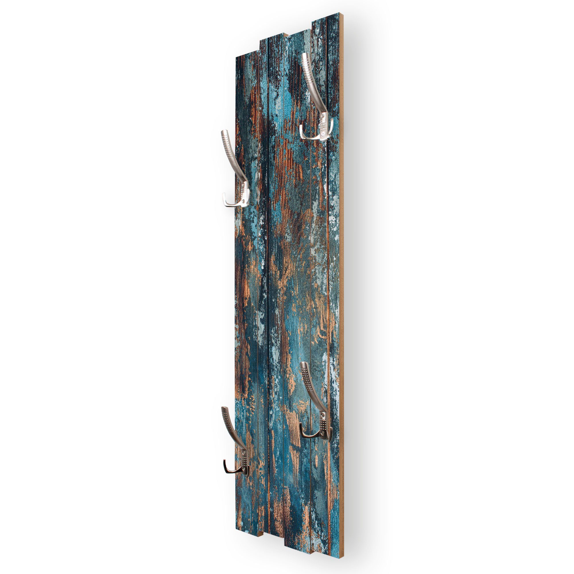 Kreative Feder Wandgarderobe Wand-Garderobe „Altes Holz günstig online kaufen