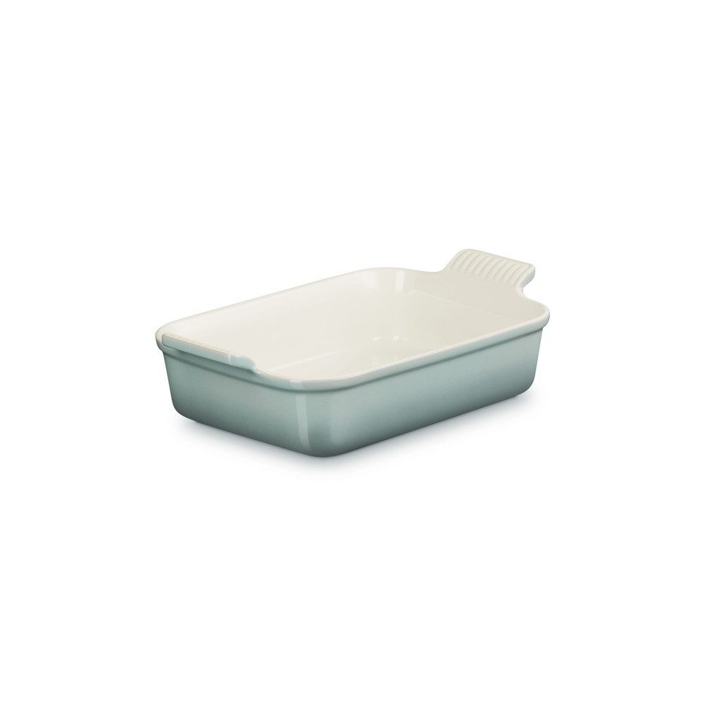 LE CREUSET Auflaufform LeCreuset Auflaufform rechteckig 32cm Tradition, Sea Salt, Steinzeug