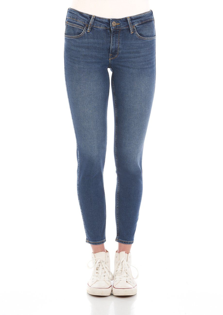 Lee® Skinny-fit-Jeans Scarlett Jeans Hose mit Stretch Mid Martha L526QDTN