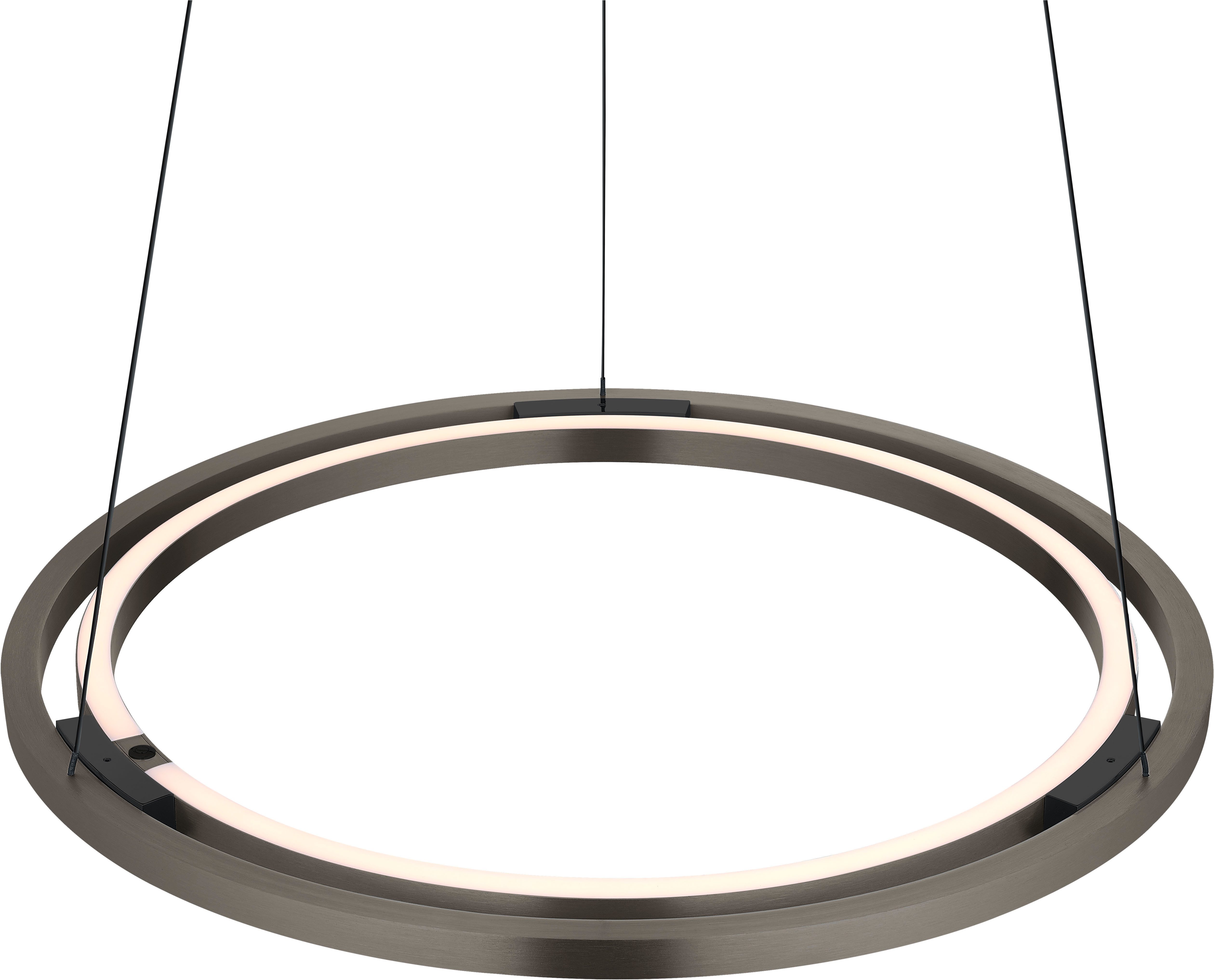 HELL höllisch gutes Licht LED Pendelleuchte RINGO, LED fest integriert, warmweiß - kaltweiß, Tastdimmer, 3-Stufen CCT, Stufenlos höhenverstellbar