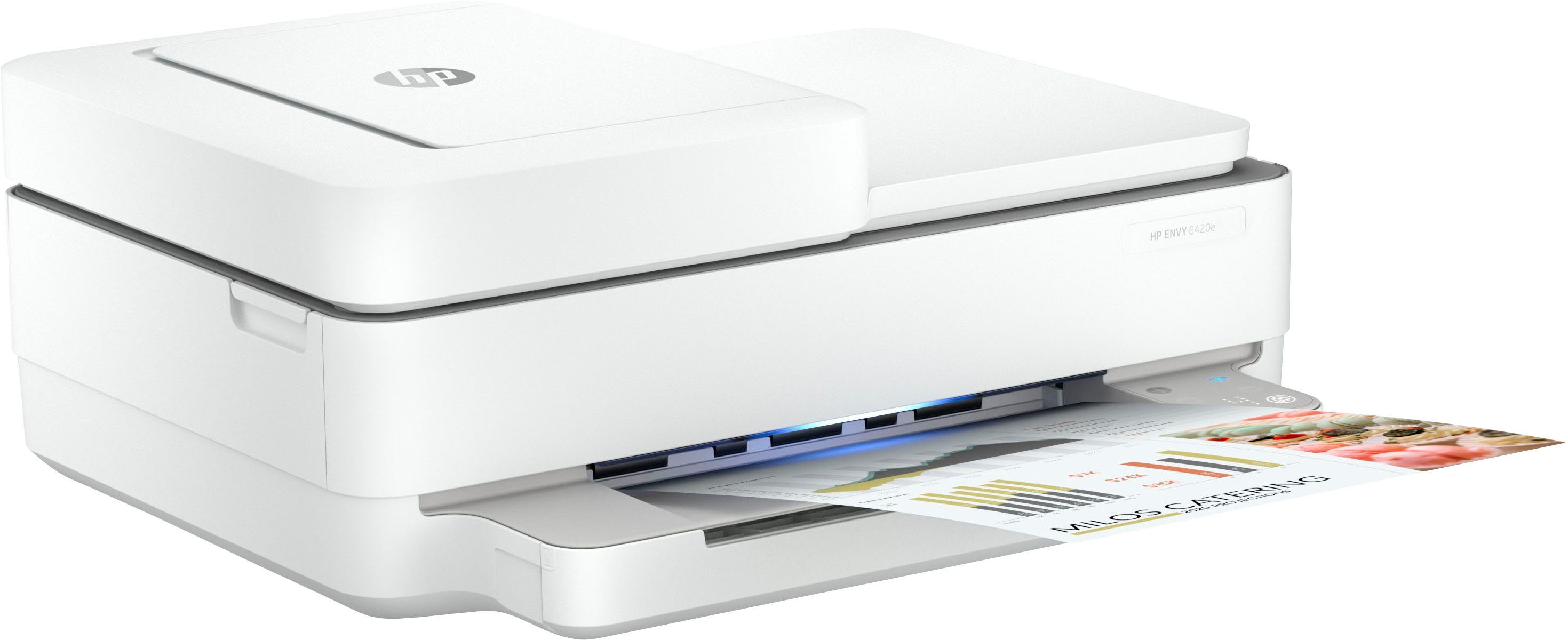 HP ENVY (Wi-Fi), AiO Ink 7ppm HP+ (WLAN color kompatibel) Instant Printer Multifunktionsdrucker, A4 6420e