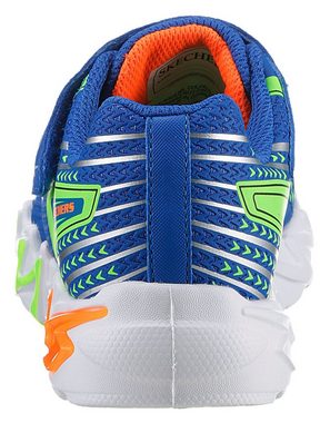 Skechers Kids FLEX-GLOW BOLT Sneaker mit cooler Blinkfunktion, Freizeitschuh, Halbschuh, Schnürschuh