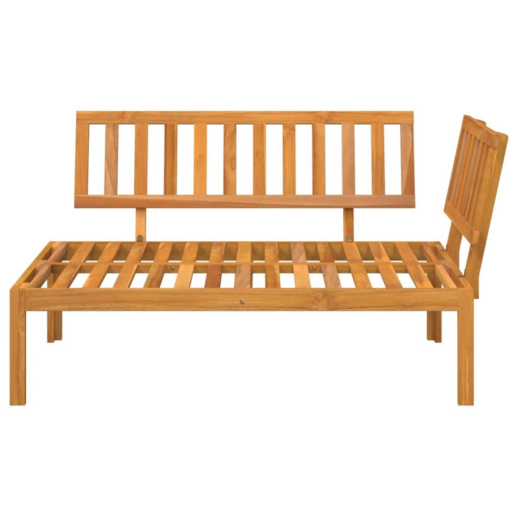 vidaXL Loungesofa Garten-Ecksofa aus Paletten Massivholz, günstig online kaufen