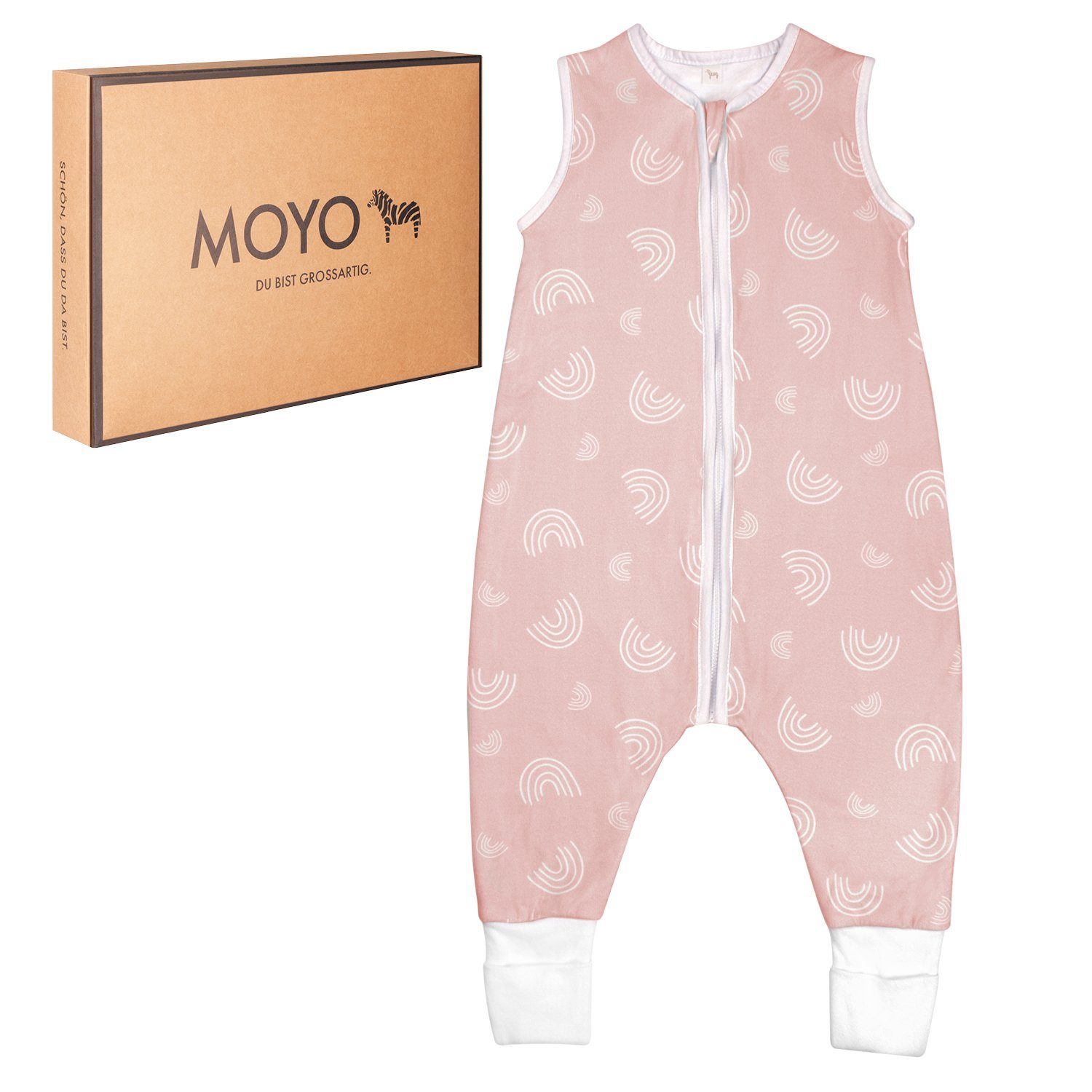 Moyo Babyschlafsack mit Füßen - 2.5 TOG Rosé