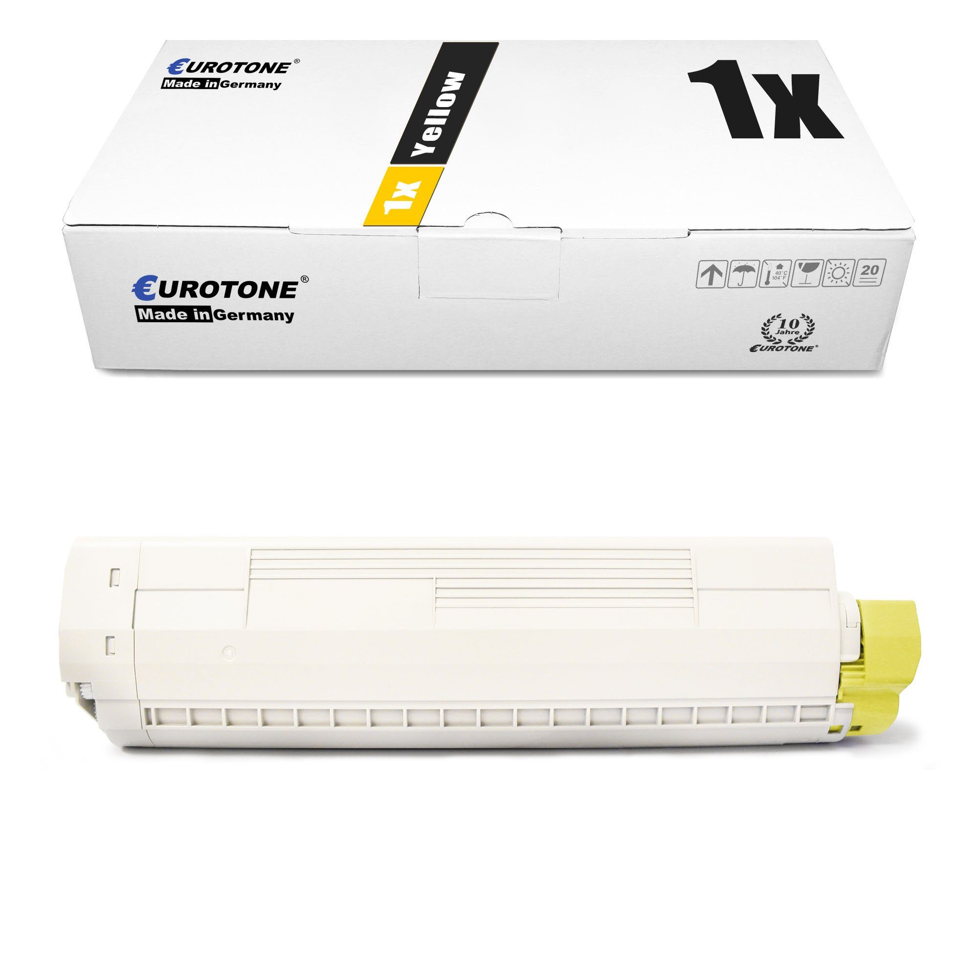 44059229 8460 Tonerkartusche ES Toner fr Eurotone ersetzt Yellow OKI