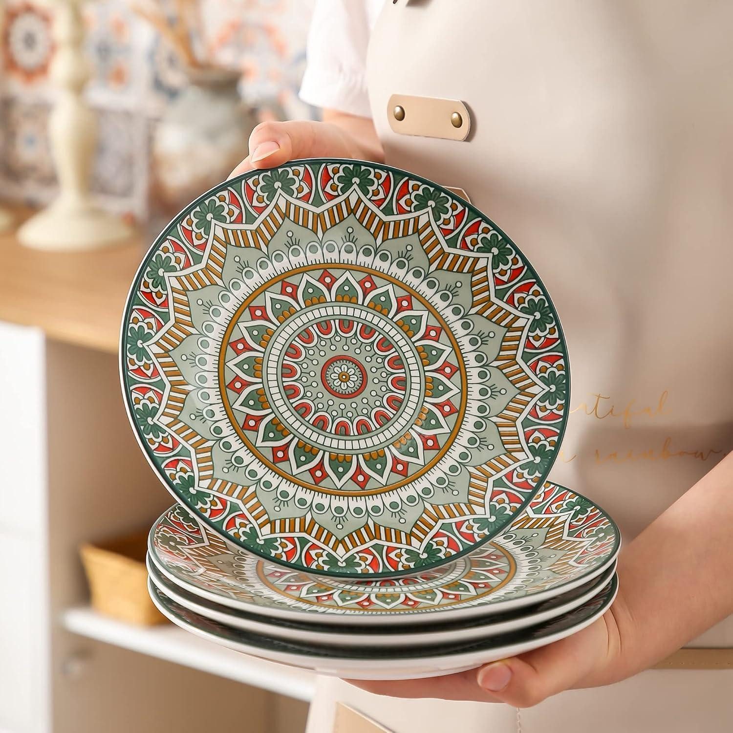 LuxusKollektion Kuchenteller Kuchenteller Dessertteller 12 piece dessert plates Dunkelblau