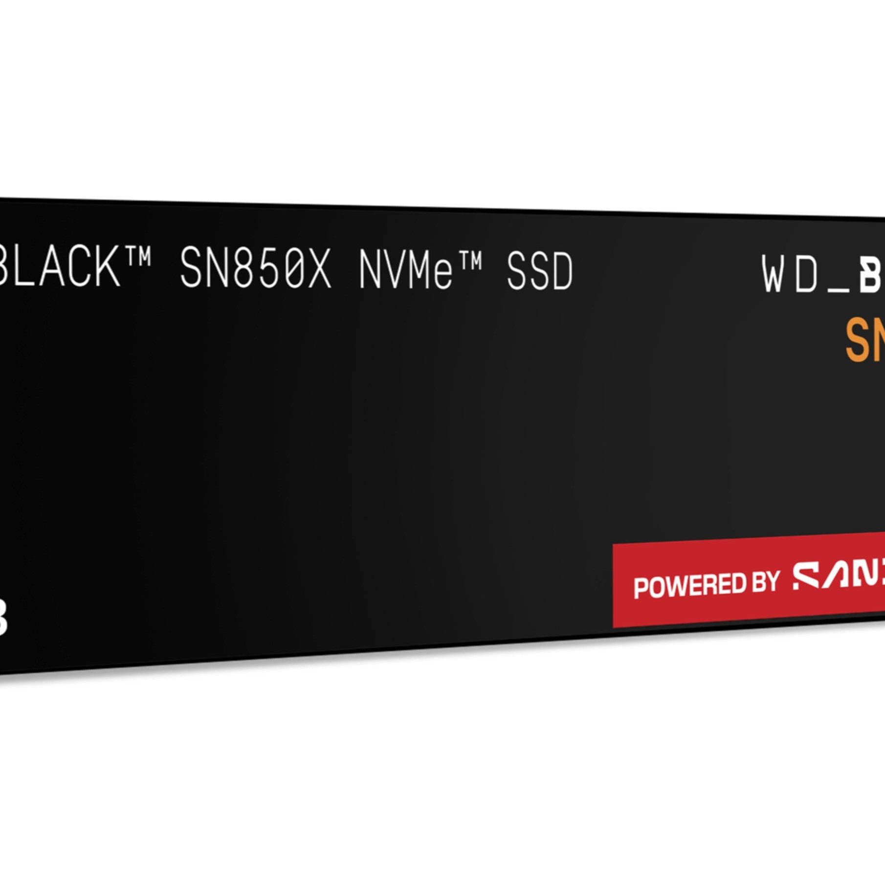 Sandisk WD_BLACK SN850X NVMe SSD-Festplatte (1 TB) M.2" 7300 MB/S Lesegeschwindigkeit, 6300 MB/S Schreibgeschwindigkeit