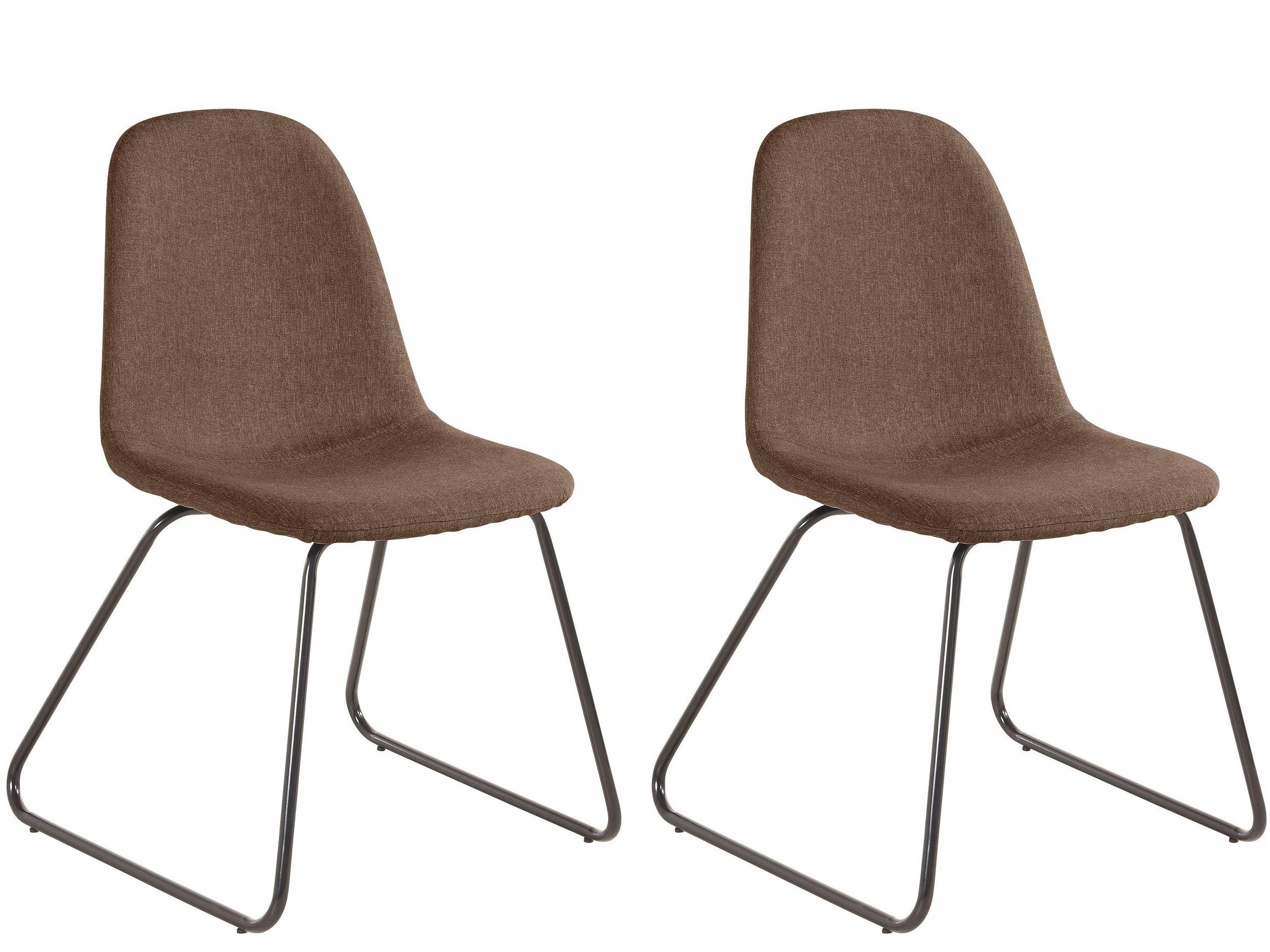 loft24 Esszimmerstuhl Colombo (2er-Set, 4er-Set, 2 St), mit Kufengestell, Sitzhöhe 44 cm cappucino | Stühle