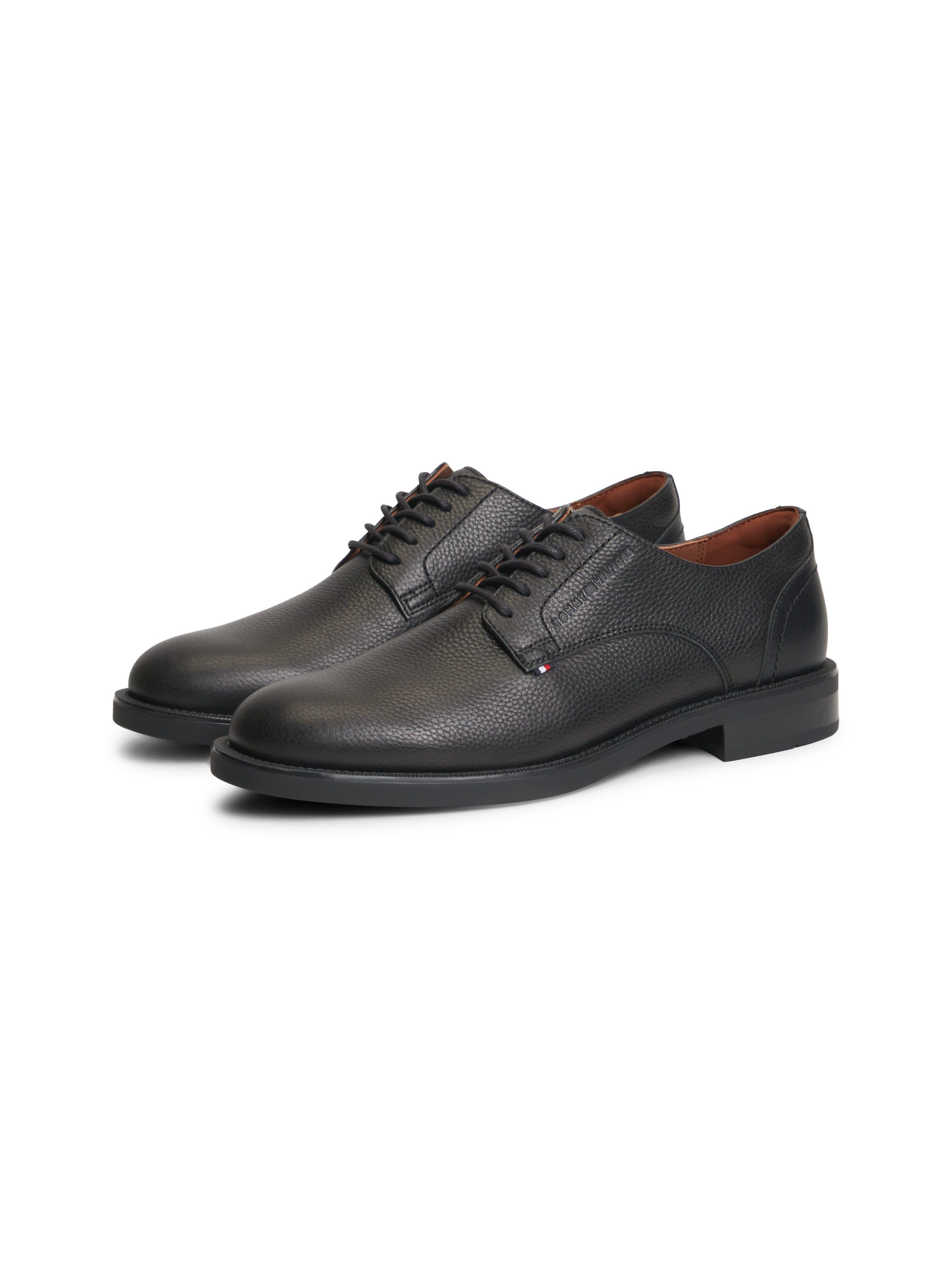Tommy Hilfiger LTH MIX DRESS HILFIGER SHOE Schnürschuh Abendschuh, Businessschuh mit seitlicher Logoprägung