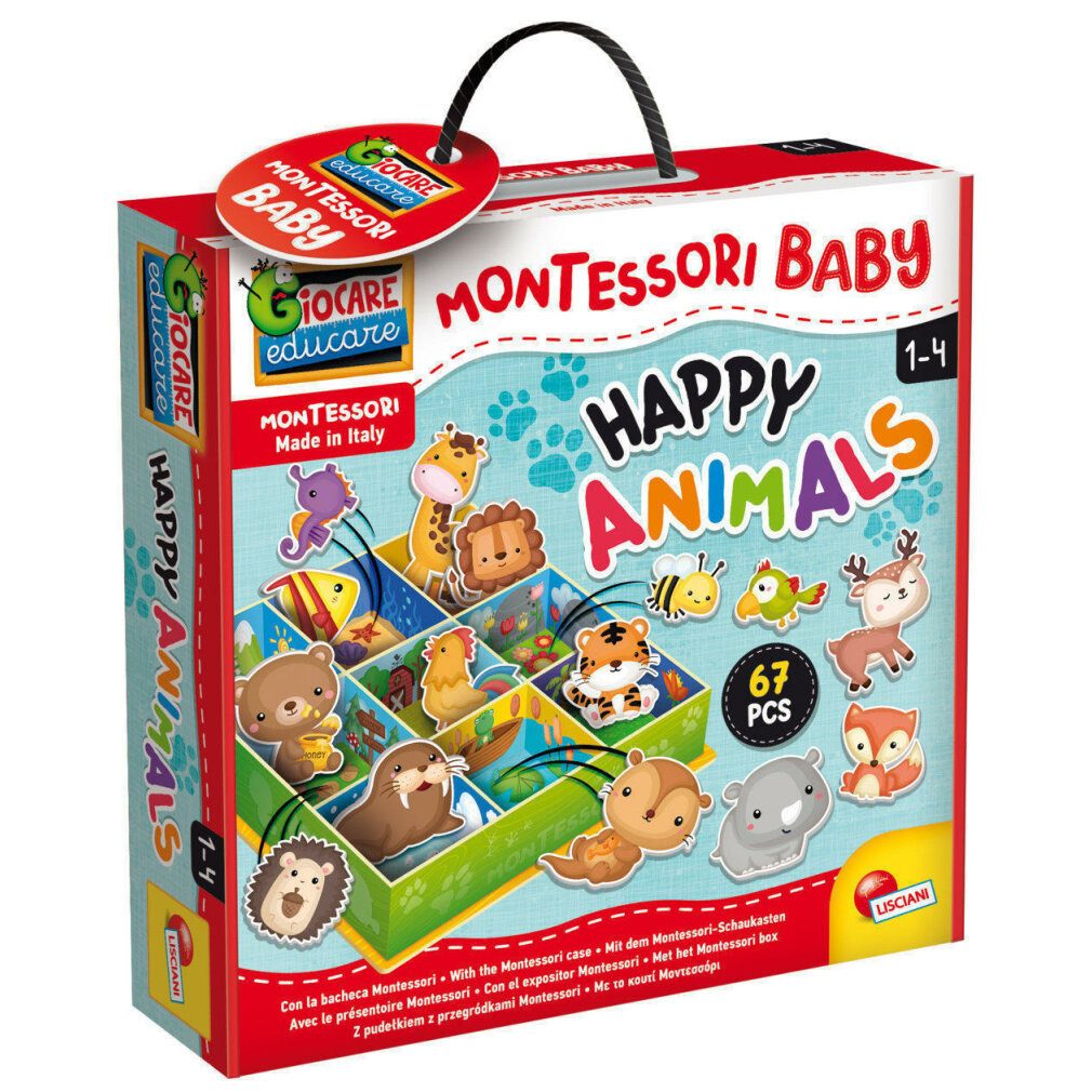 Sleek Hautpflege-Set Montessori Baby - Happy Animals