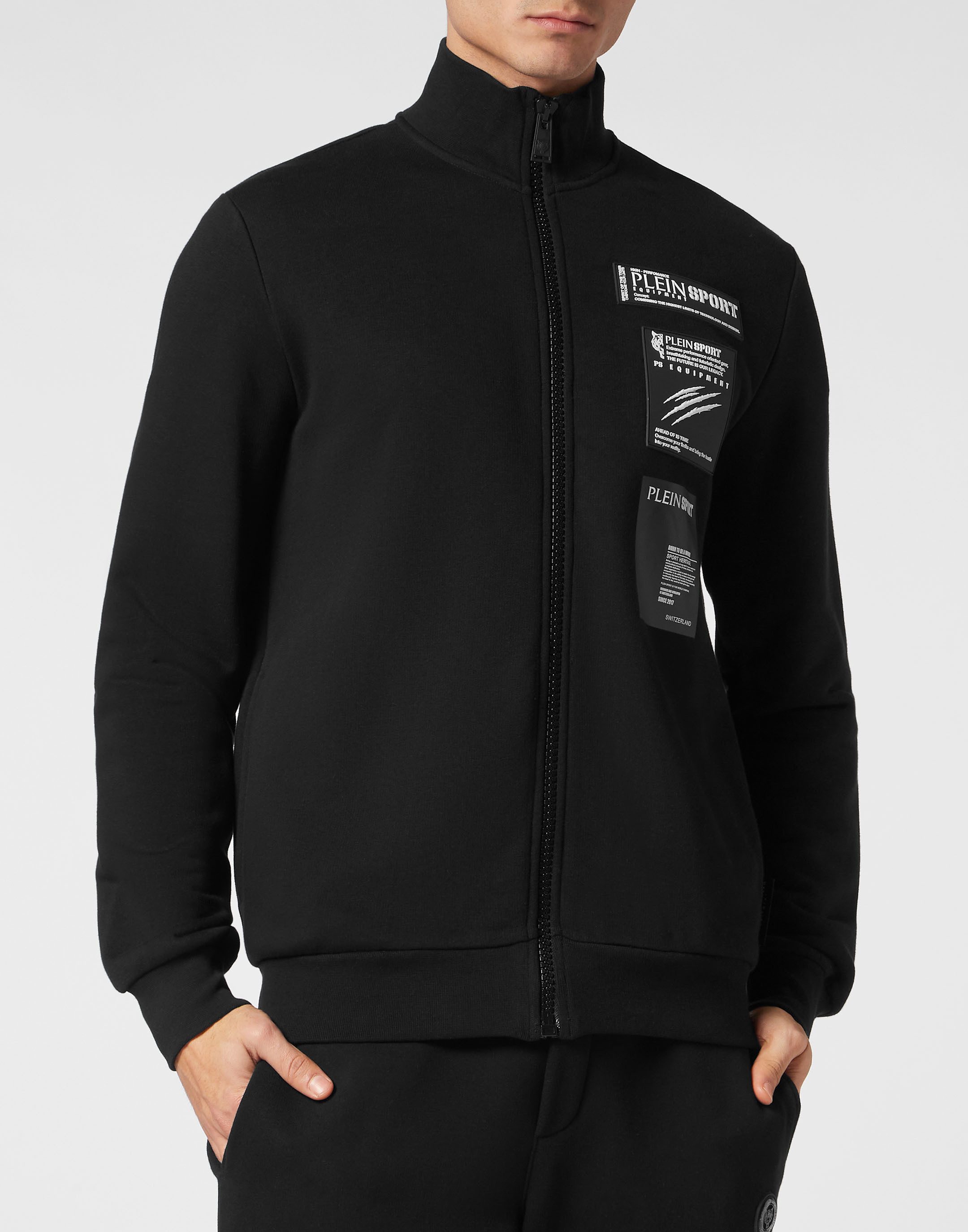 PLEIN SPORT Yoga-Sweatjacke Scratch